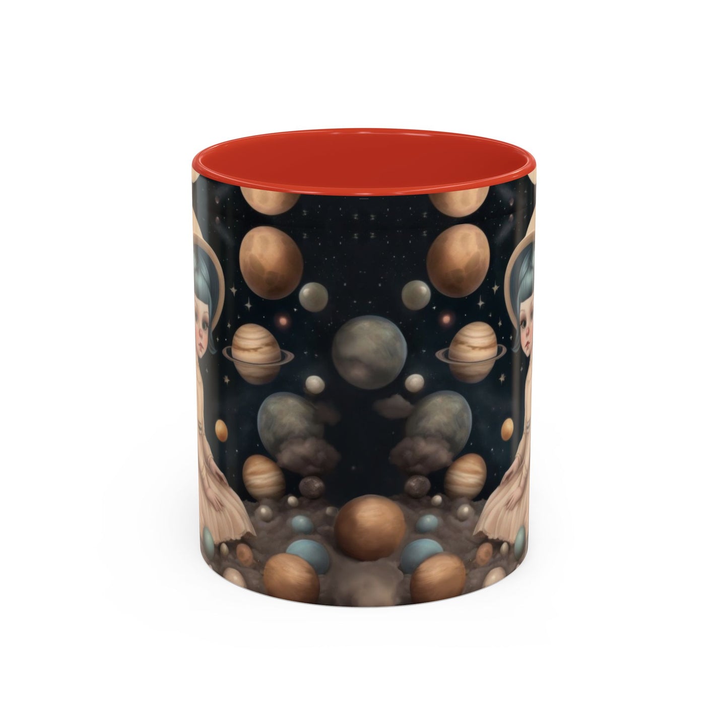 Planet collector-Accent Coffee Mug, 11oz