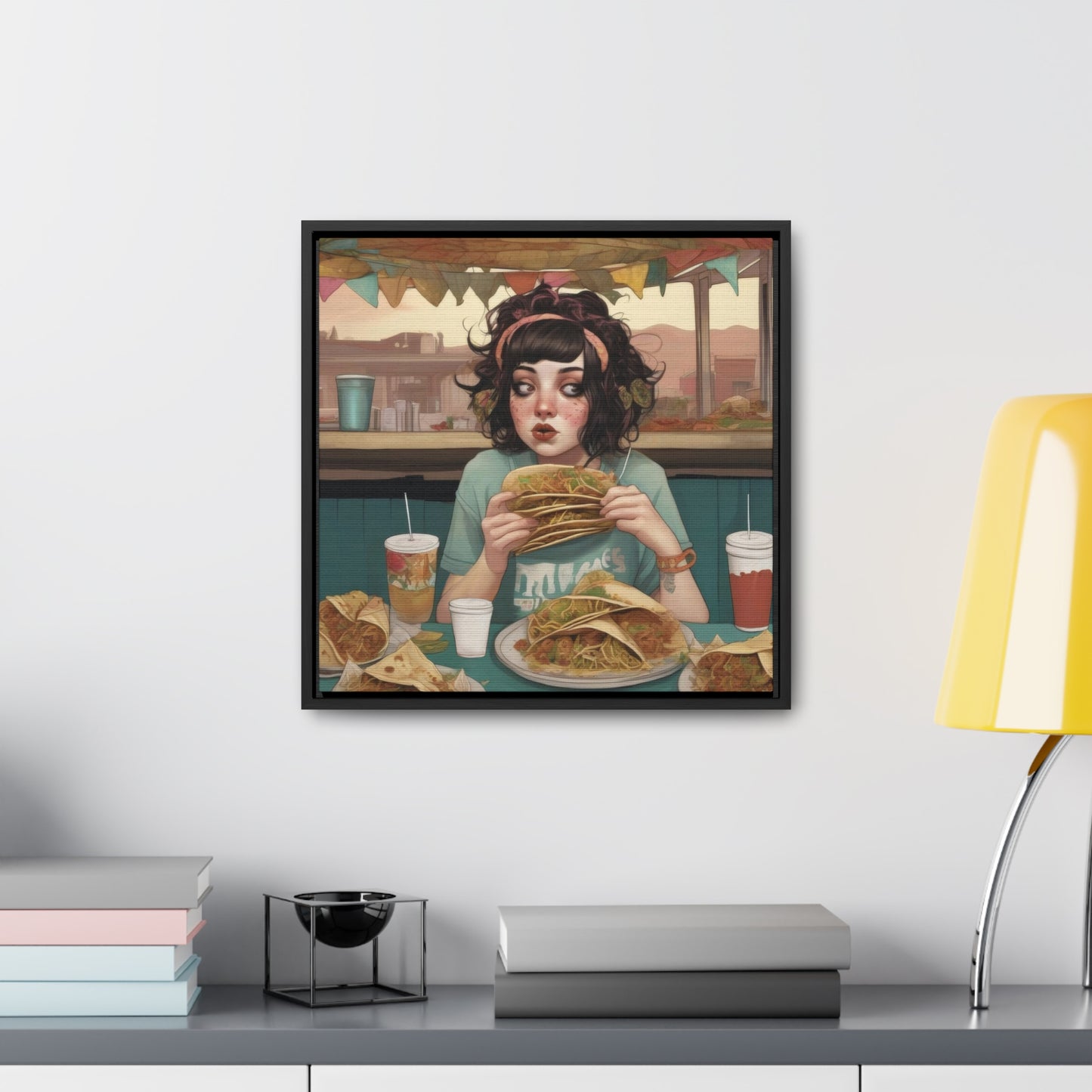 Taco Tuesdays (Gallery Canvas Wraps, Square Frame)