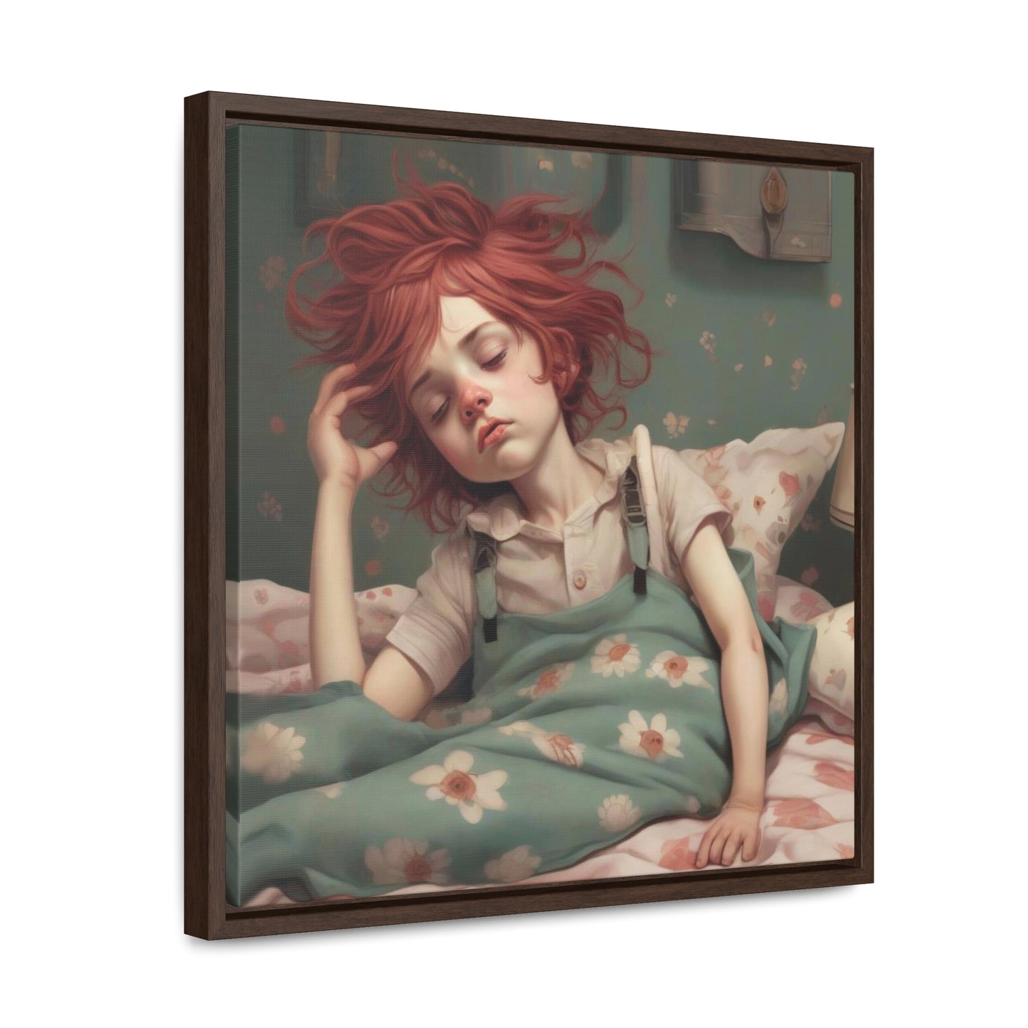 Falling Asleep (Gallery Canvas Wraps, Square Frame)