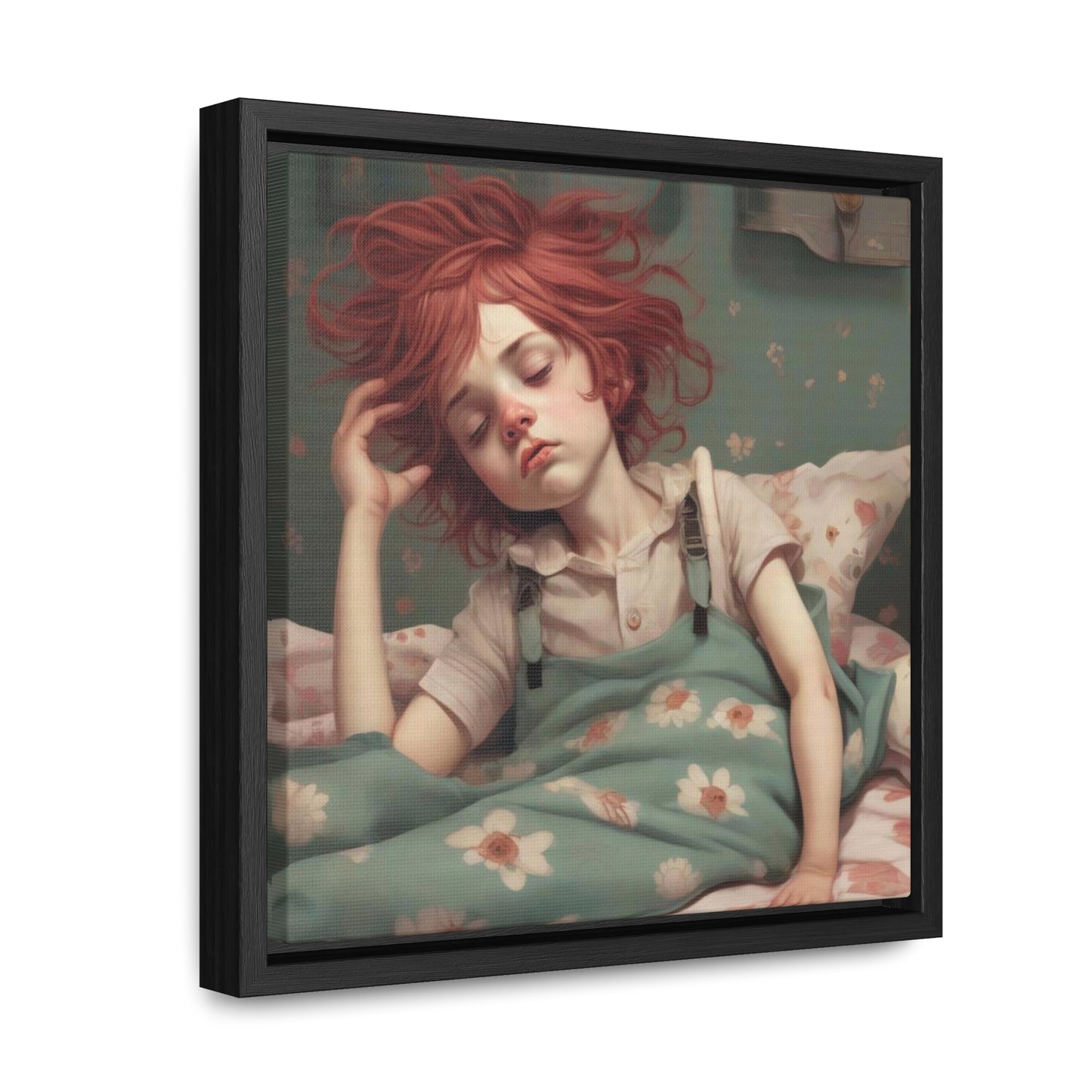 Falling Asleep (Gallery Canvas Wraps, Square Frame)