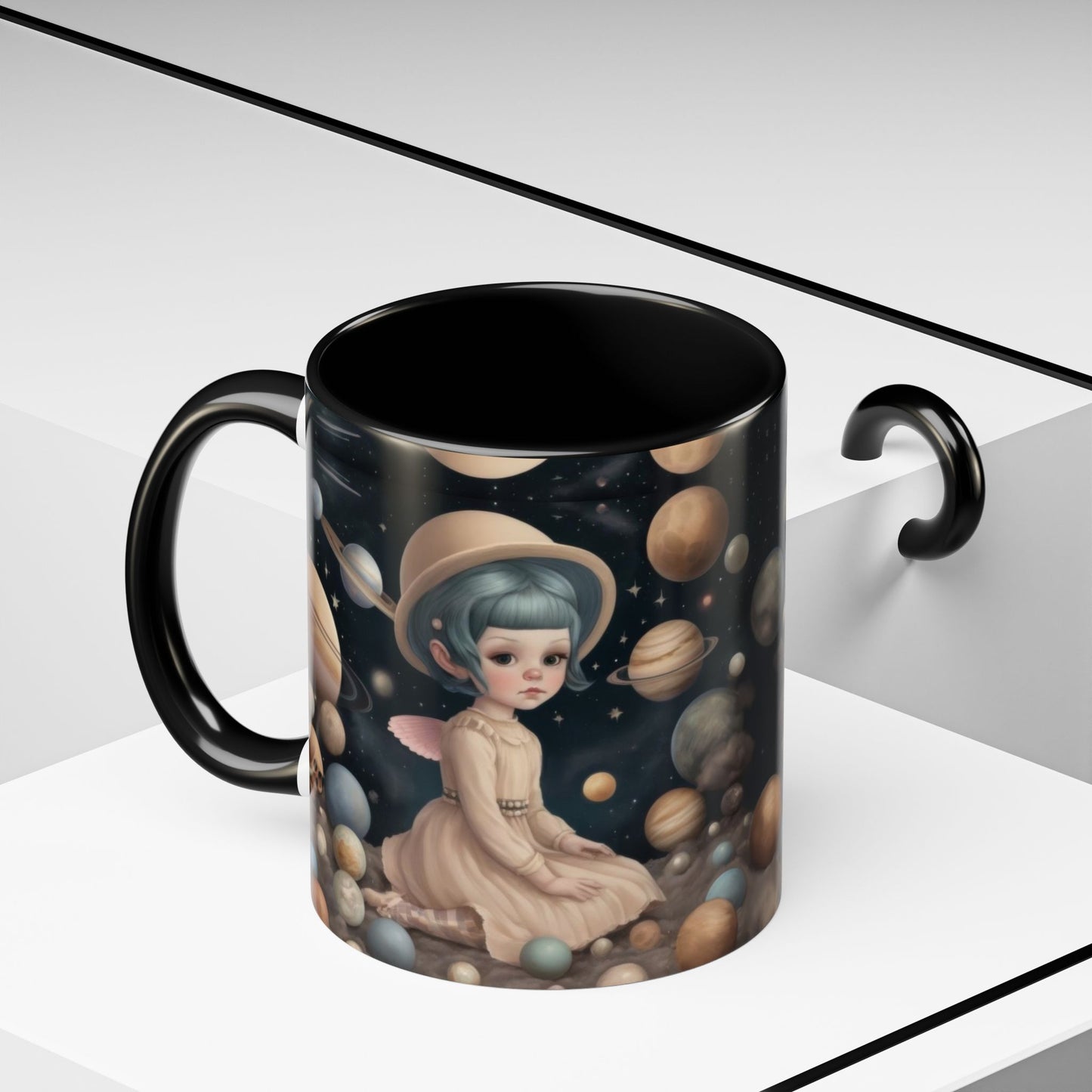 Planet collector-Accent Coffee Mug, 11oz