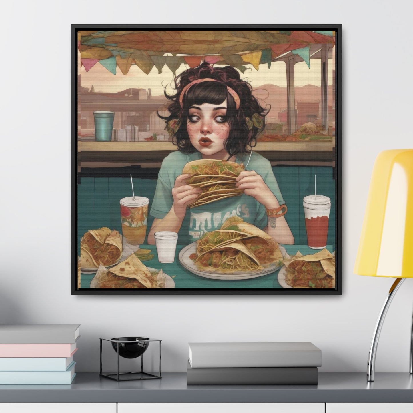Taco Tuesdays (Gallery Canvas Wraps, Square Frame)