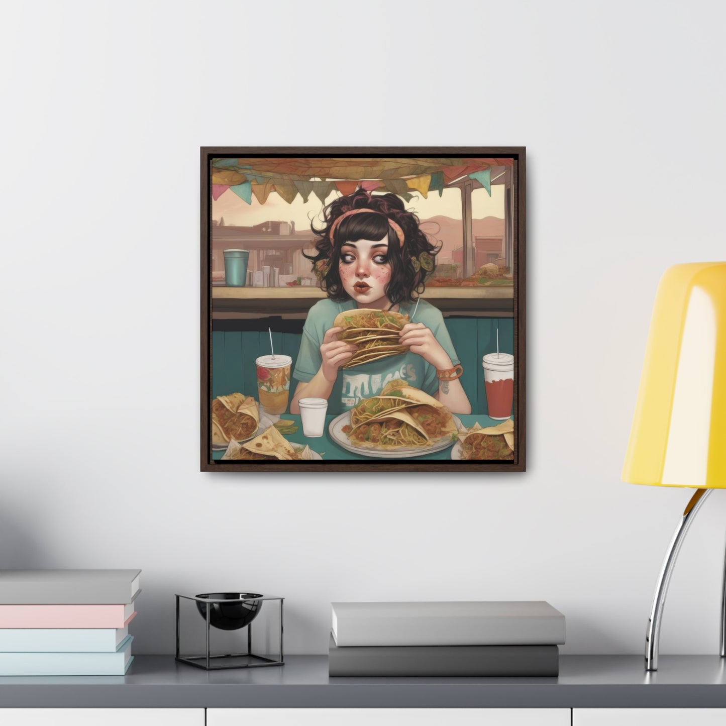 Taco Tuesdays (Gallery Canvas Wraps, Square Frame)