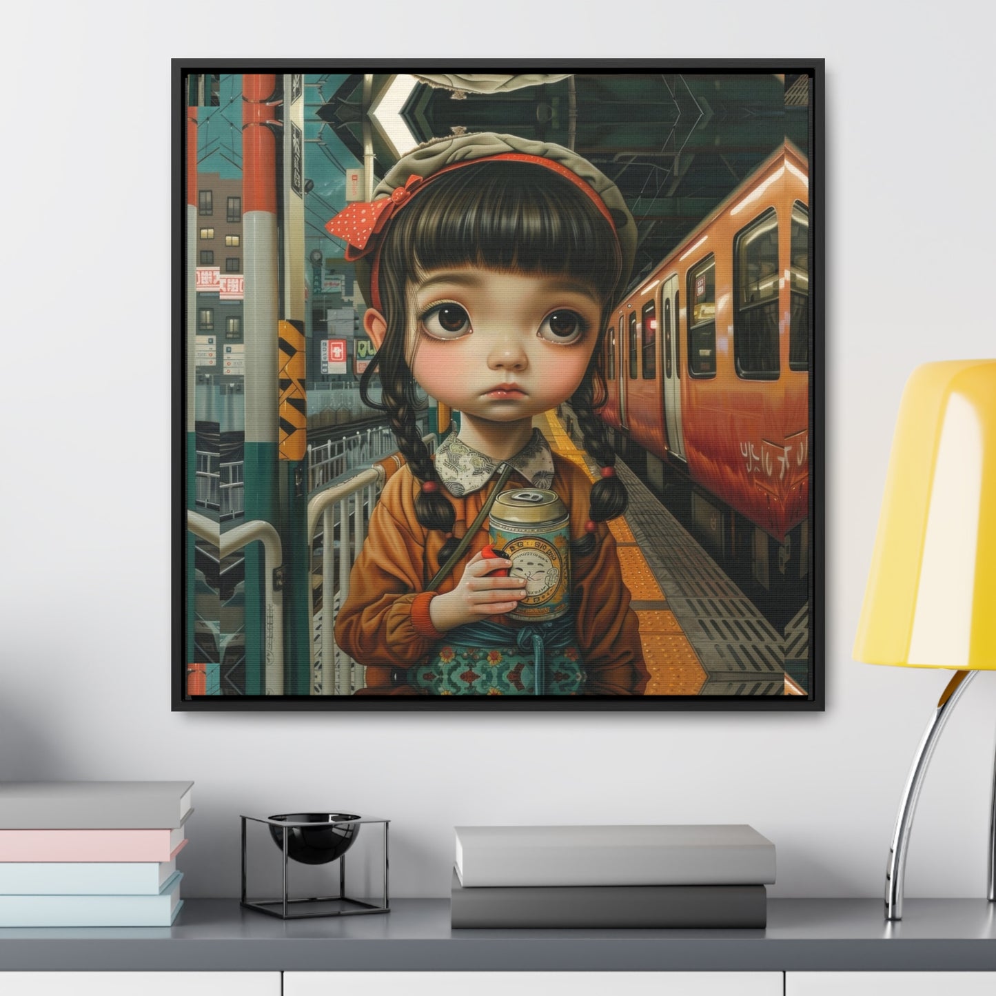 Tokyo Station (Gallery Canvas Wraps, Square Frame)