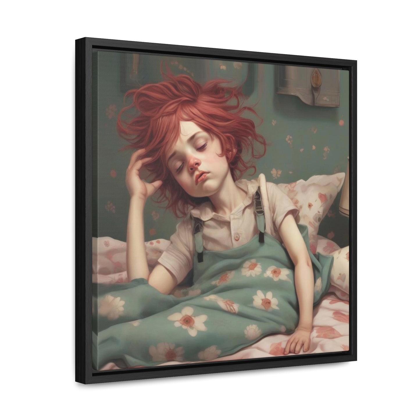 Falling Asleep (Gallery Canvas Wraps, Square Frame)