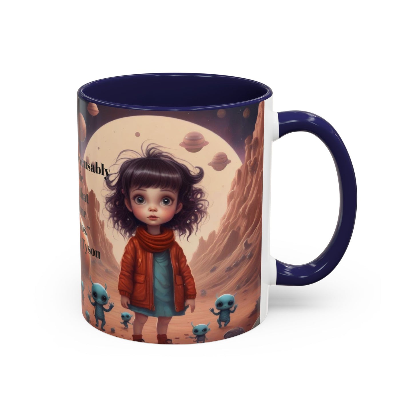 Found in space- Alien Coffee Mug, 11oz