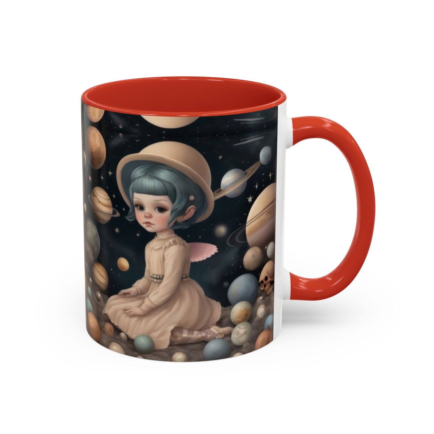 Planet collector-Accent Coffee Mug, 11oz