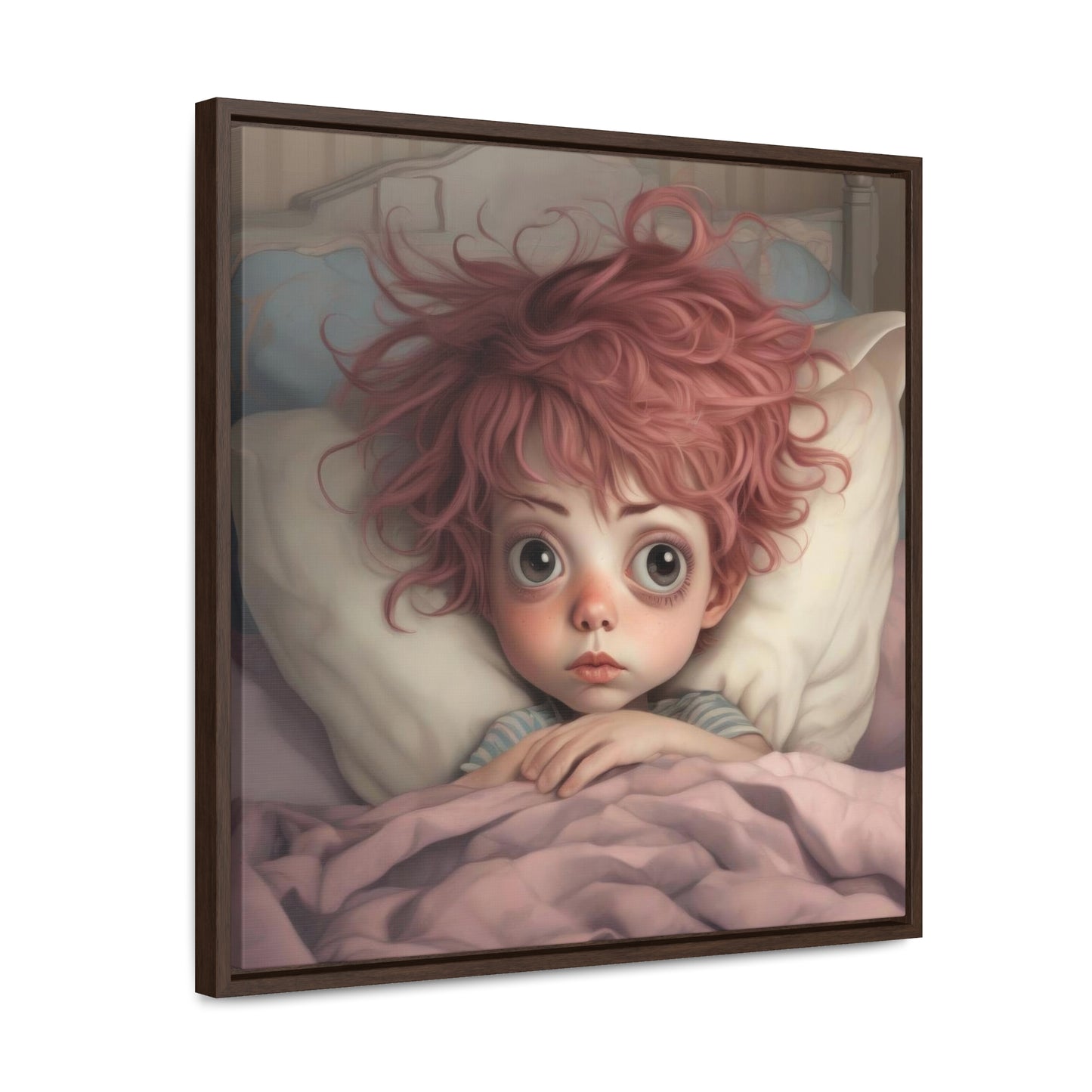 Can't Sleep (Gallery Canvas Wraps, Square Frame)