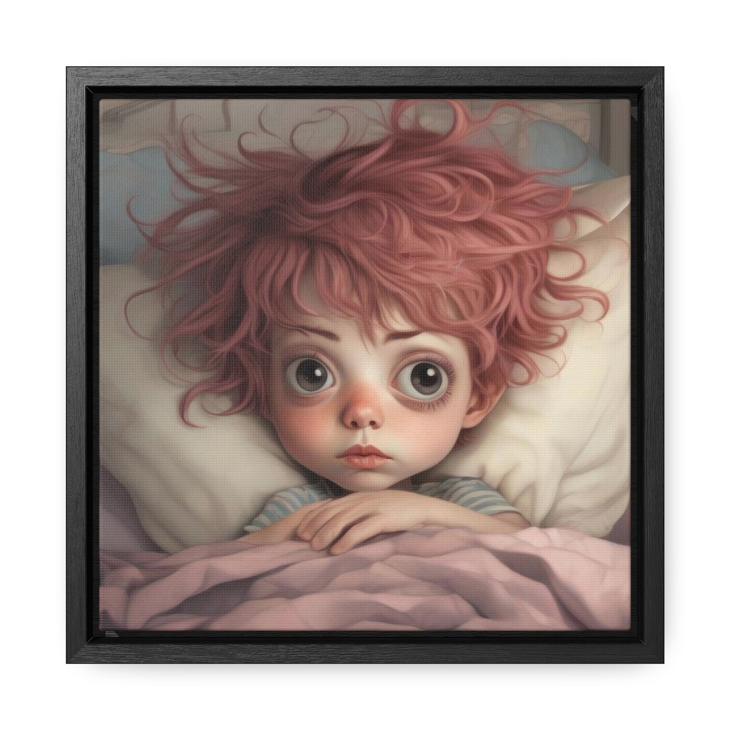 Can't Sleep (Gallery Canvas Wraps, Square Frame)
