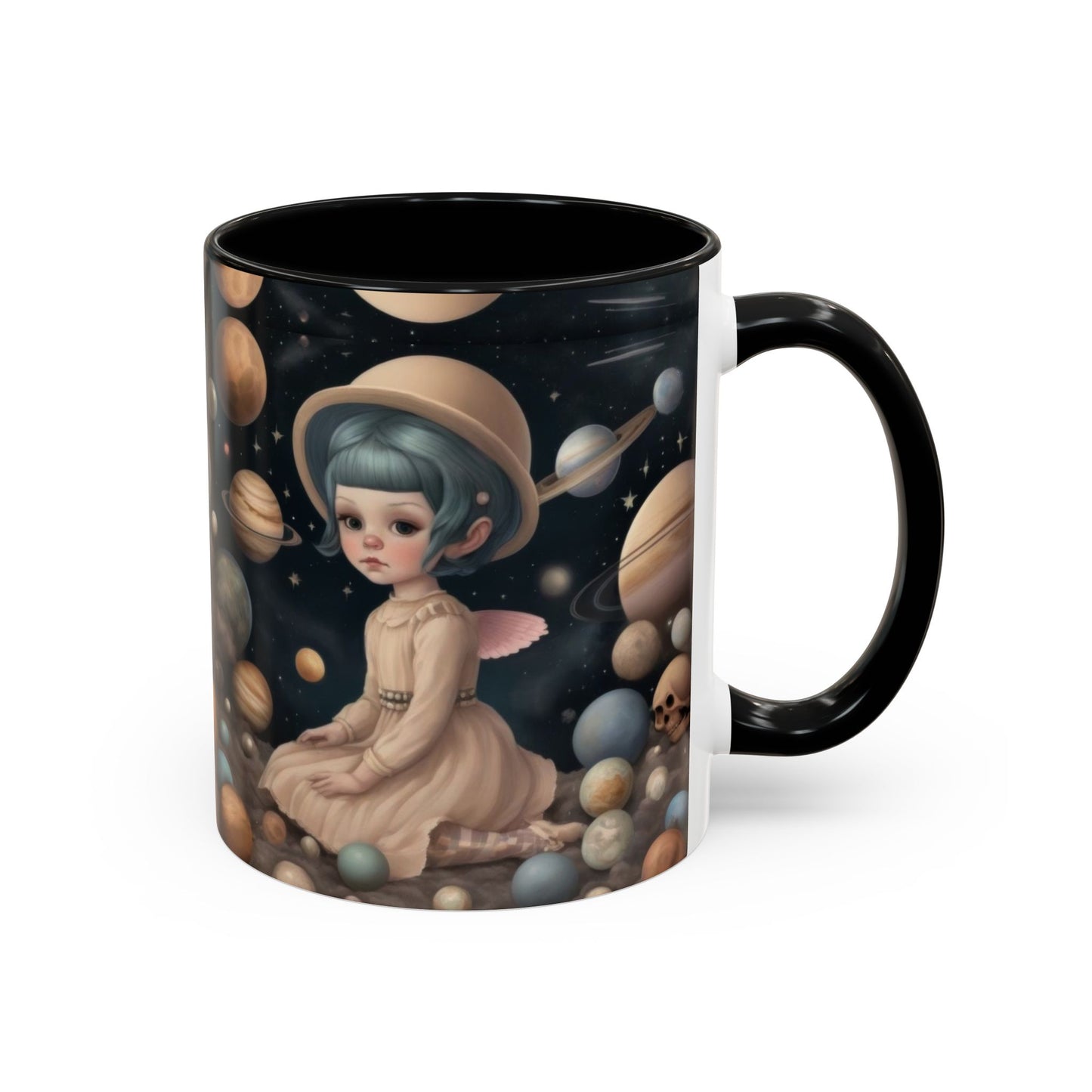 Planet collector-Accent Coffee Mug, 11oz