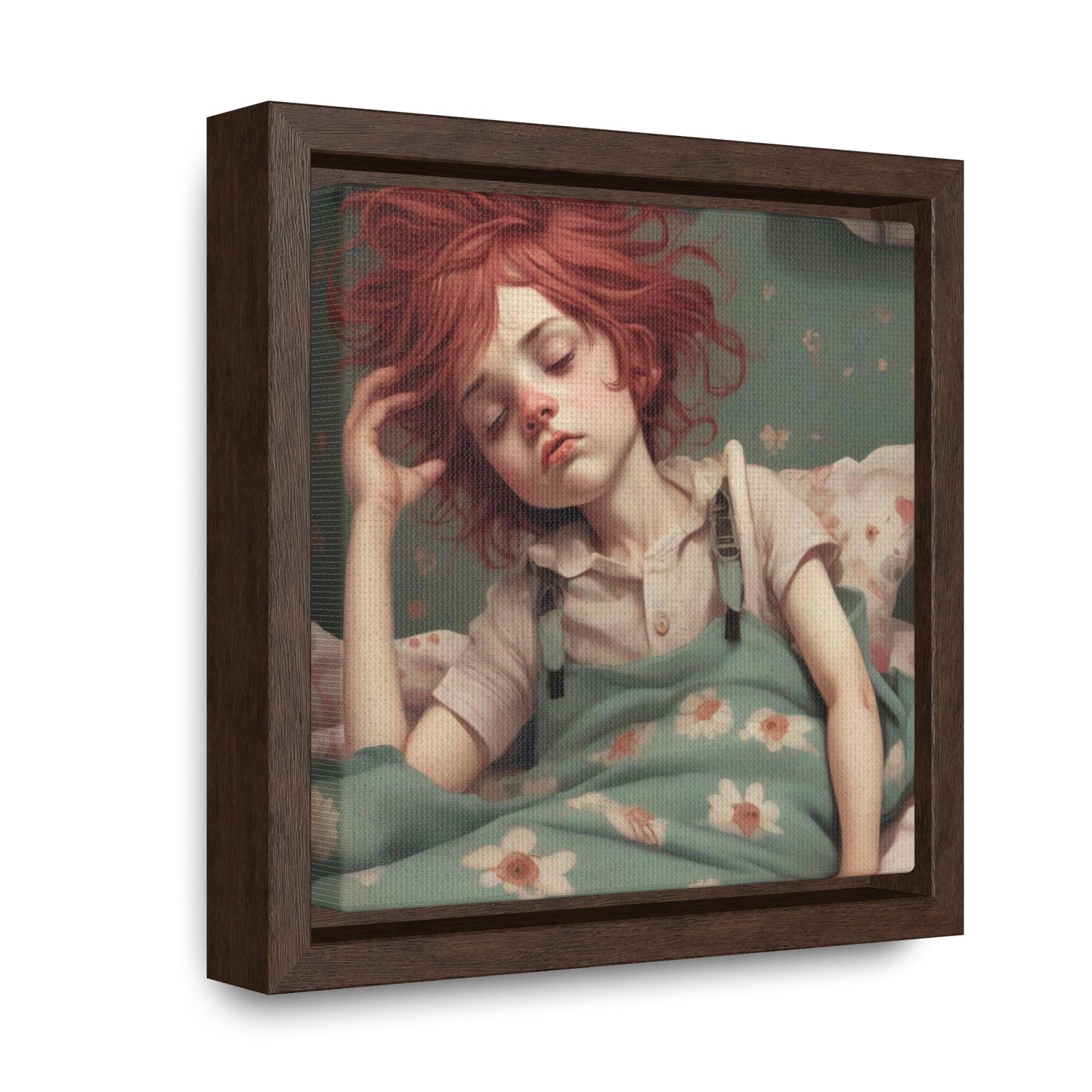 Falling Asleep (Gallery Canvas Wraps, Square Frame)