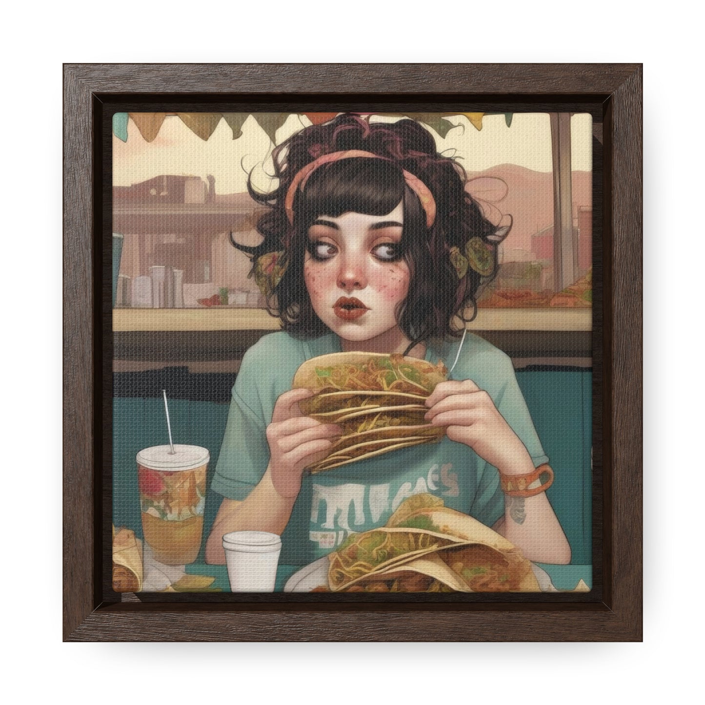 Taco Tuesdays (Gallery Canvas Wraps, Square Frame)