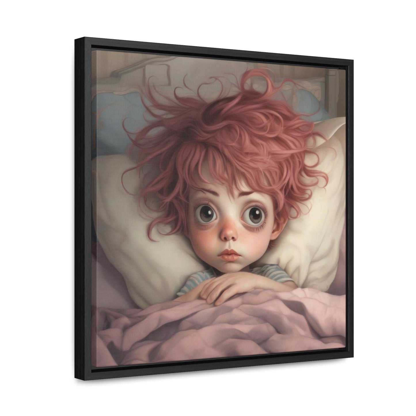 Can't Sleep (Gallery Canvas Wraps, Square Frame)