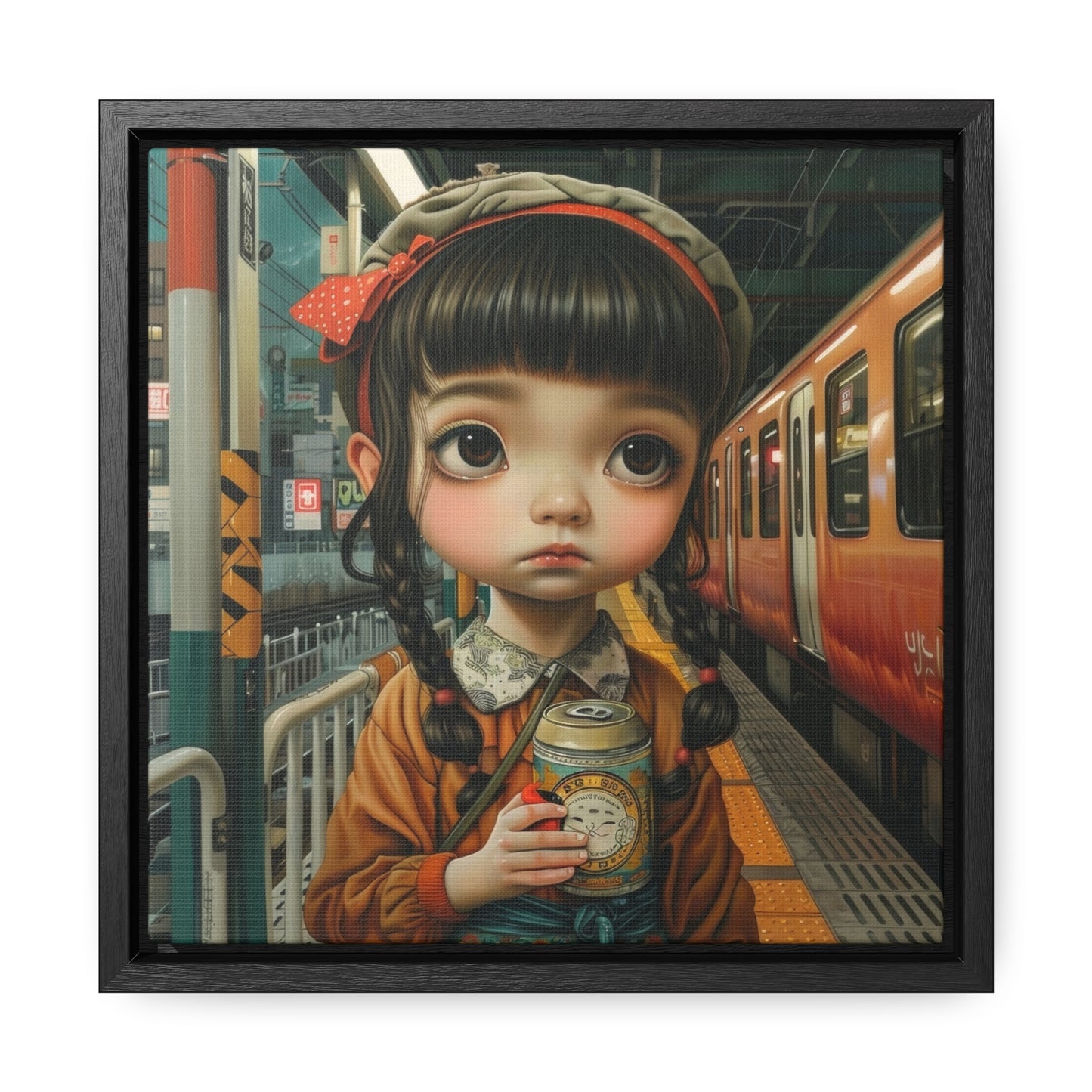 Tokyo Station (Gallery Canvas Wraps, Square Frame)