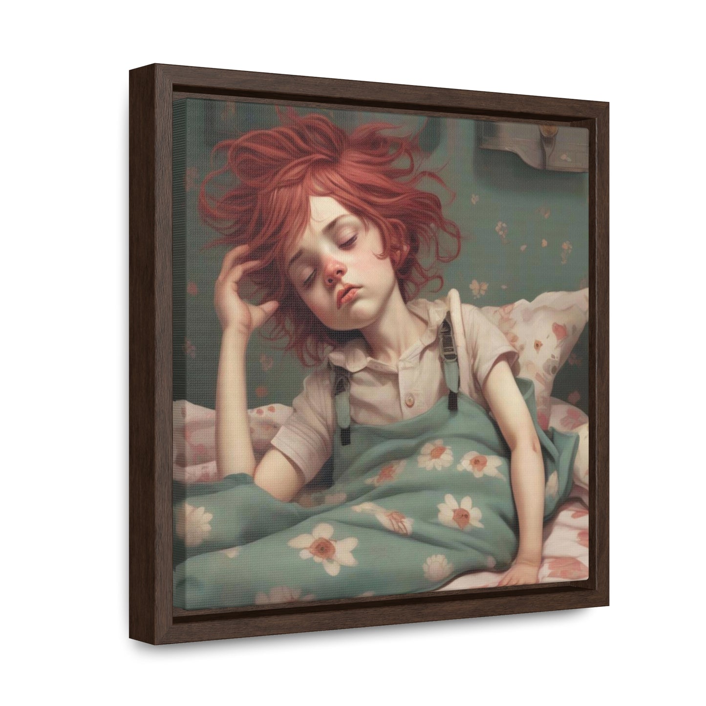 Falling Asleep (Gallery Canvas Wraps, Square Frame)