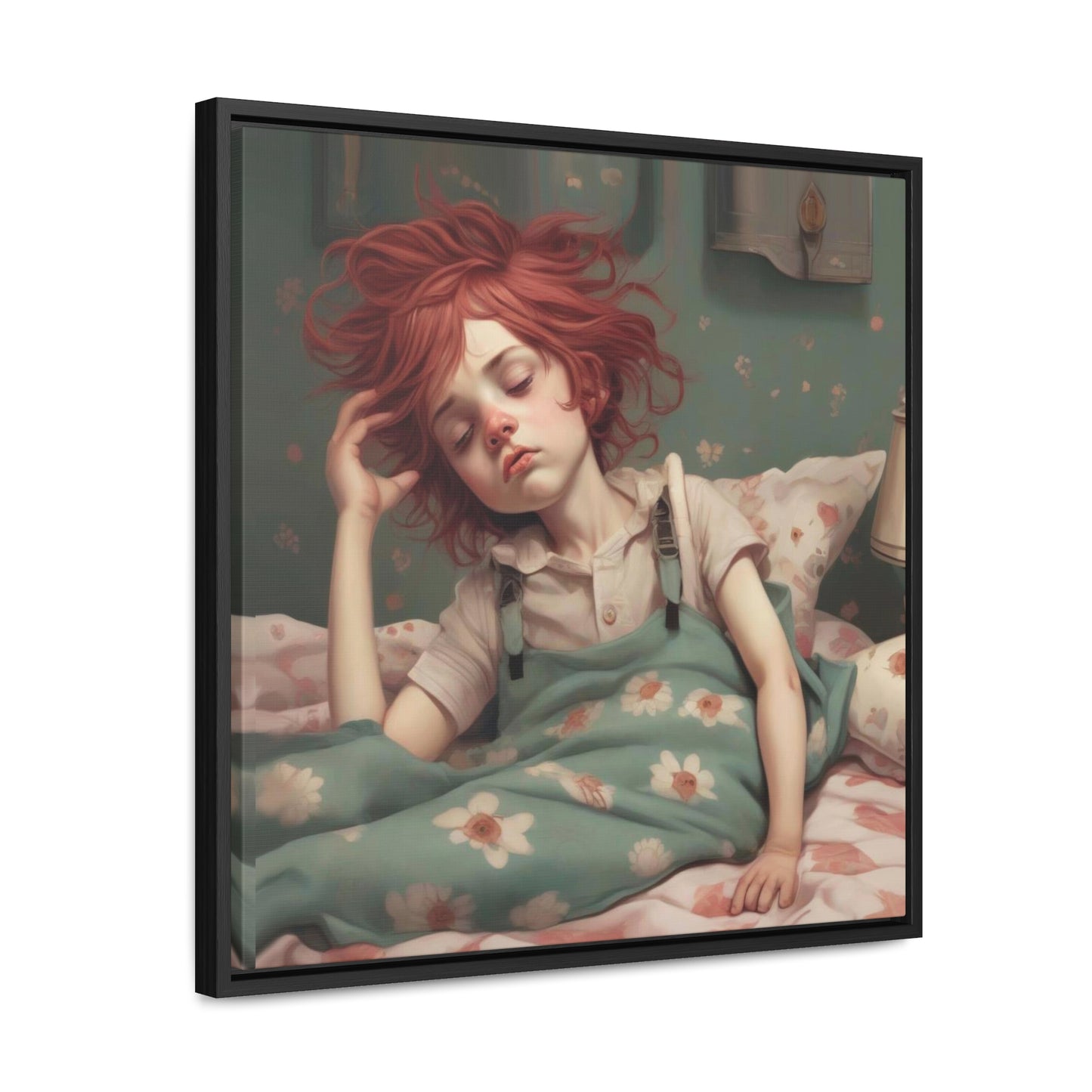 Falling Asleep (Gallery Canvas Wraps, Square Frame)