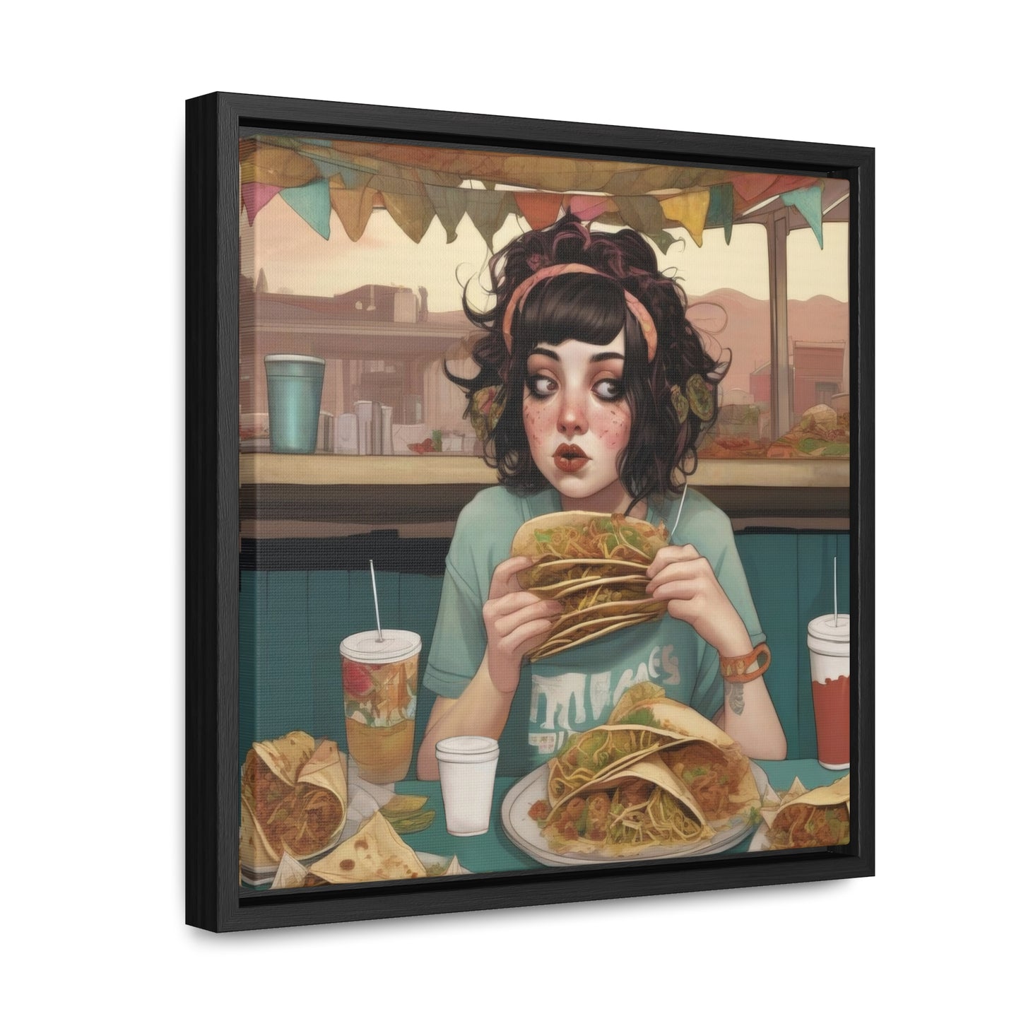 Taco Tuesdays (Gallery Canvas Wraps, Square Frame)