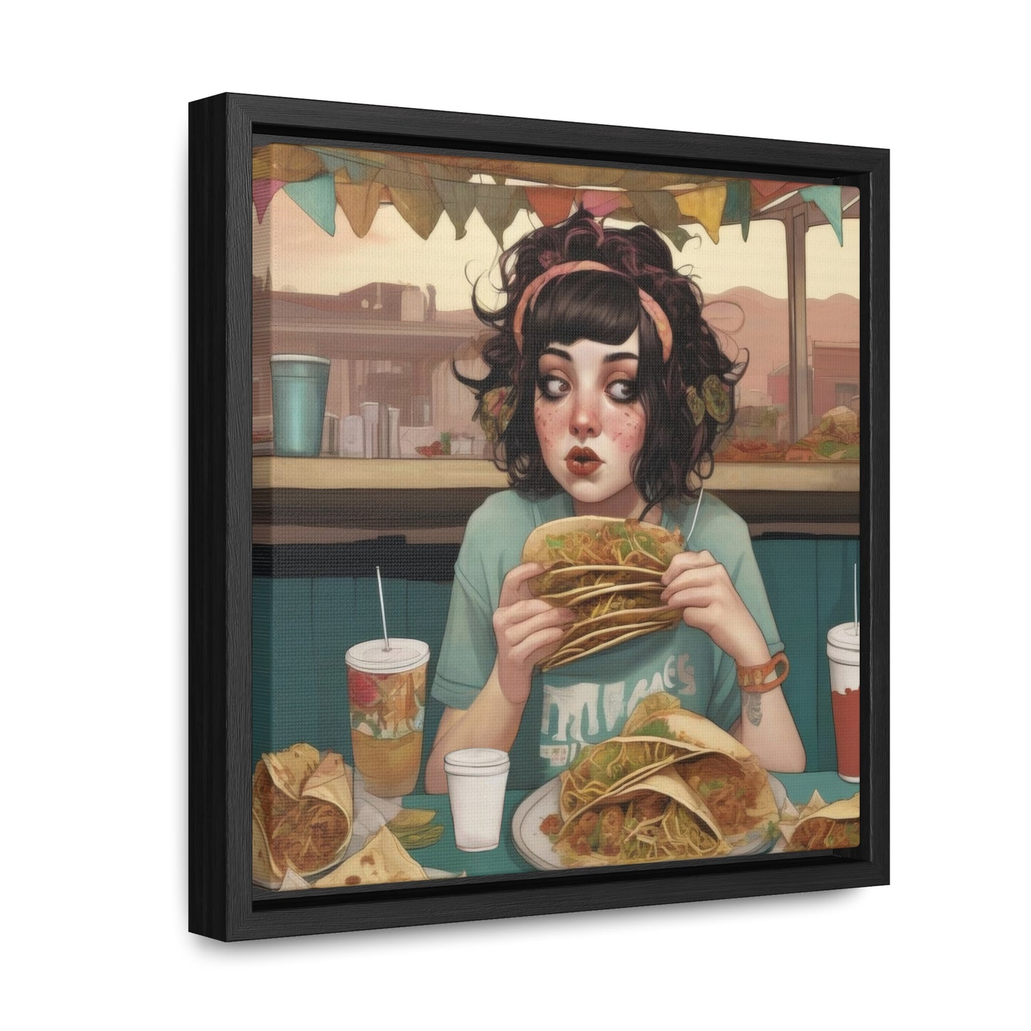 Taco Tuesdays (Gallery Canvas Wraps, Square Frame)