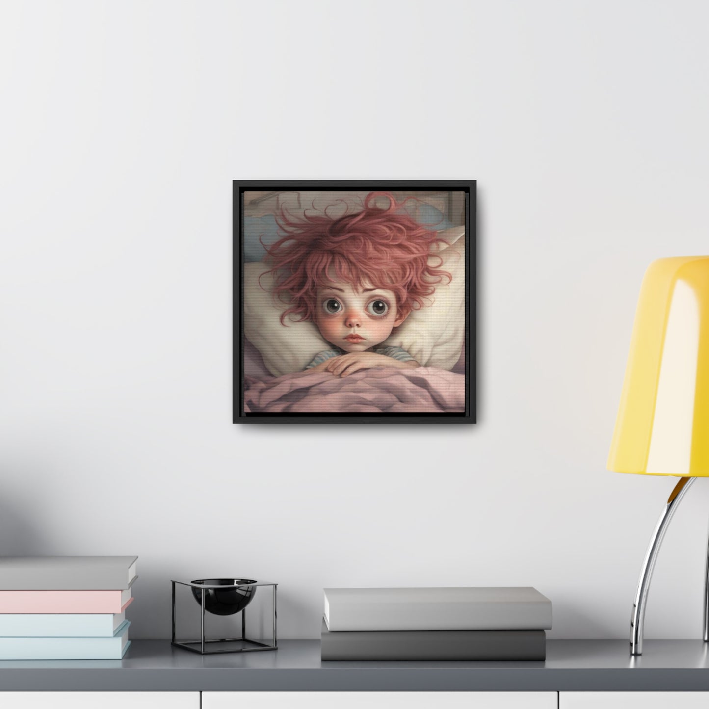 Can't Sleep (Gallery Canvas Wraps, Square Frame)