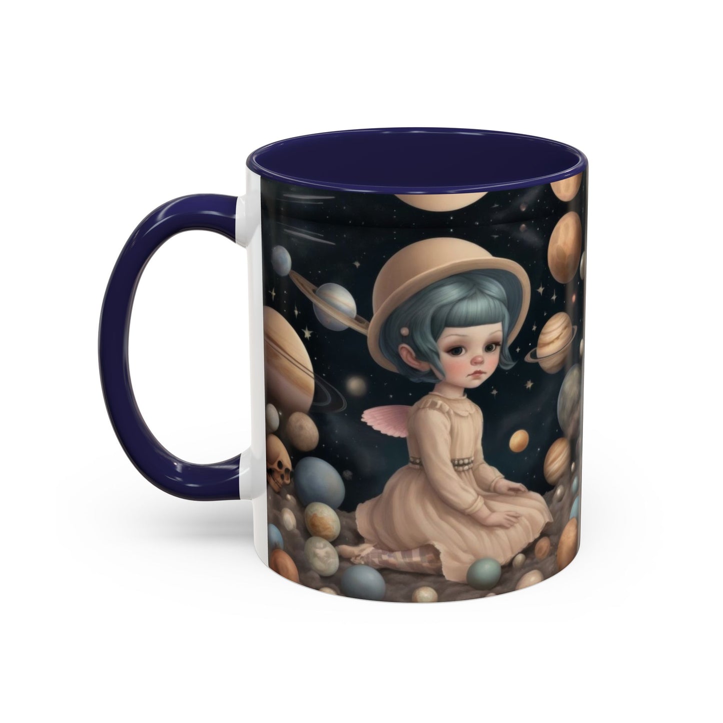 Planet collector-Accent Coffee Mug, 11oz