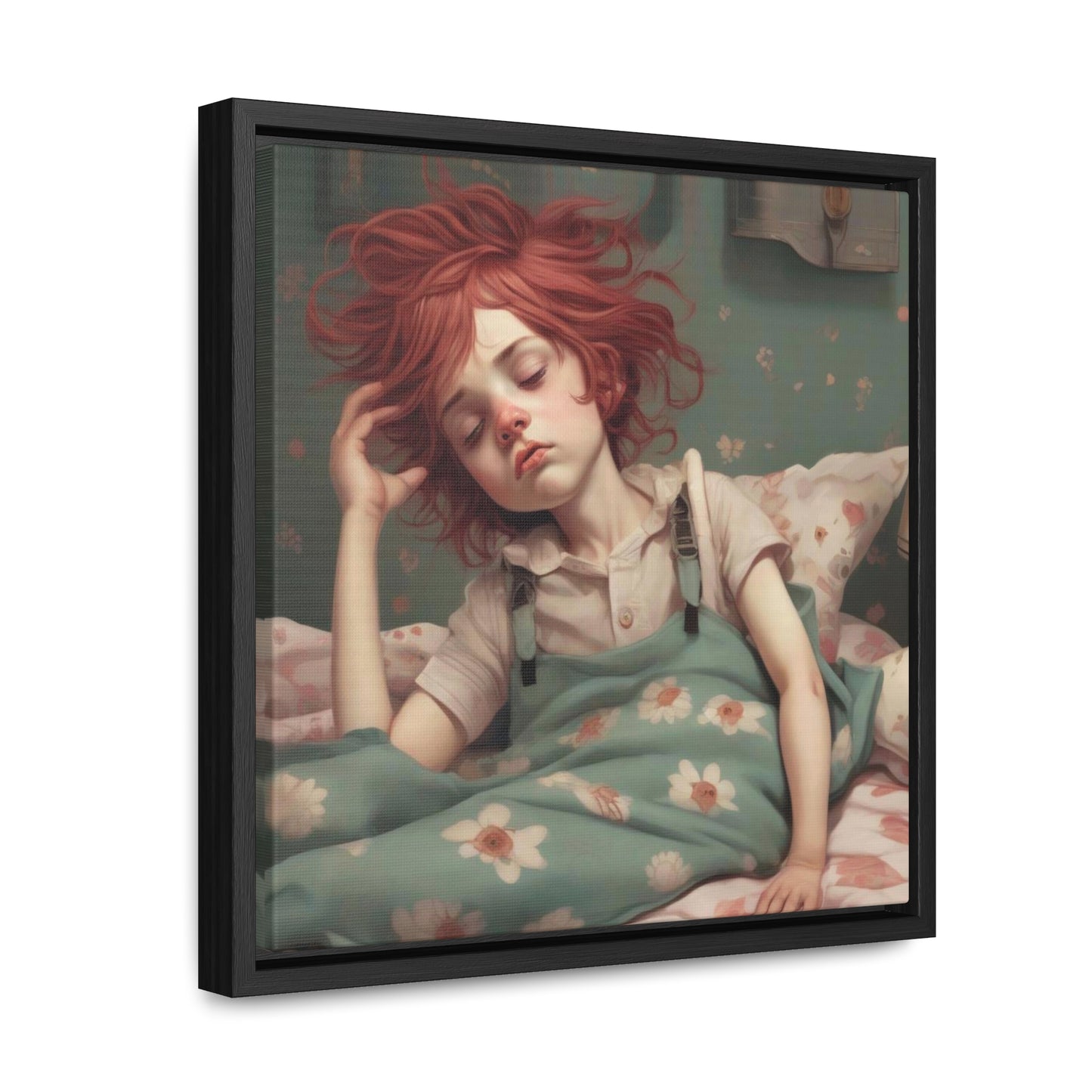 Falling Asleep (Gallery Canvas Wraps, Square Frame)