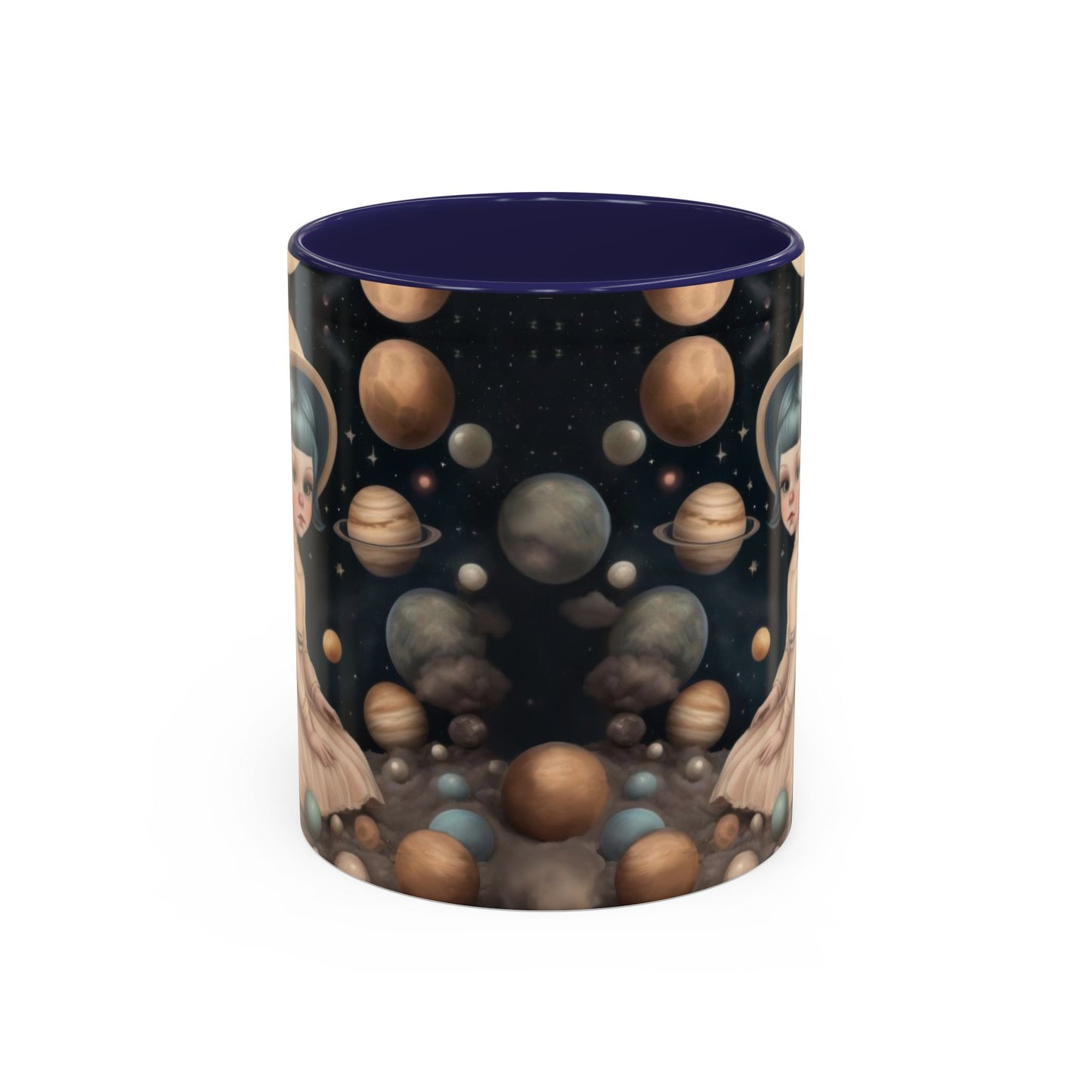 Planet collector-Accent Coffee Mug, 11oz