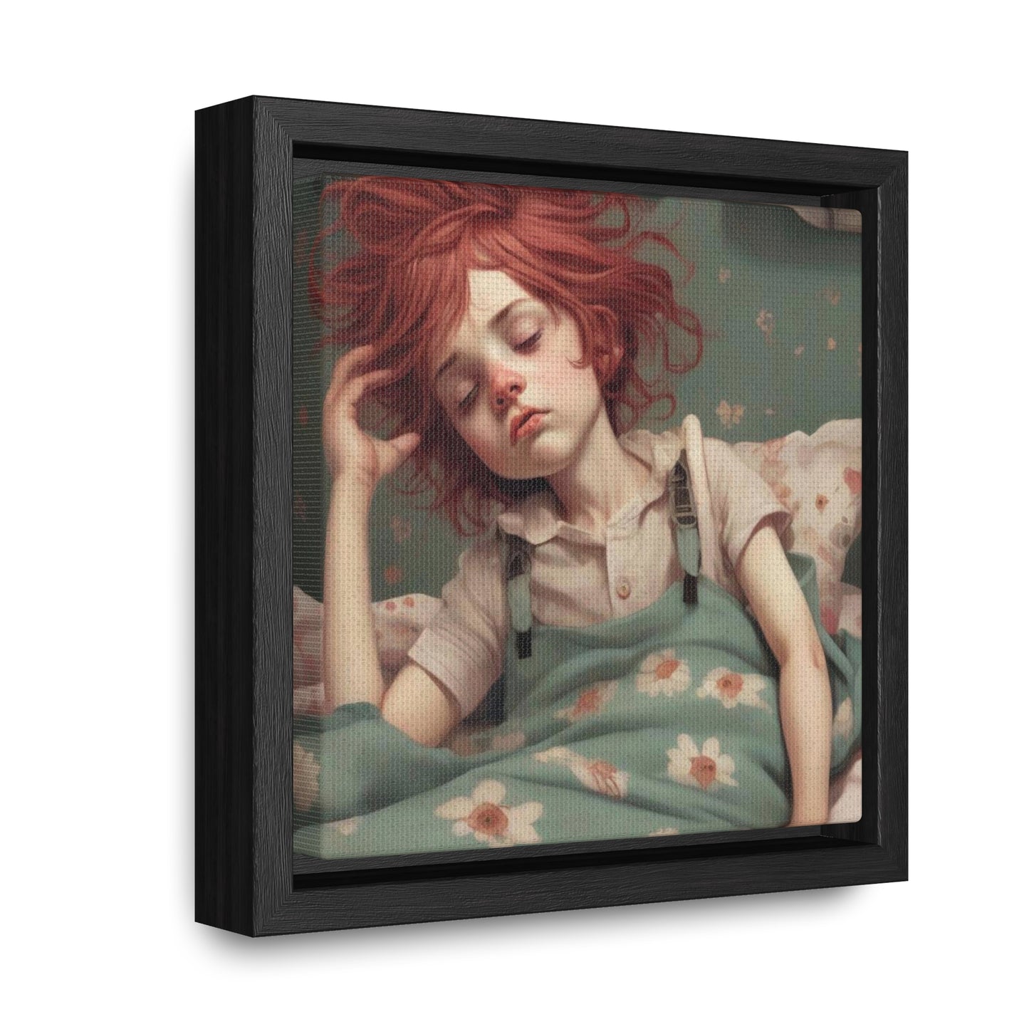 Falling Asleep (Gallery Canvas Wraps, Square Frame)