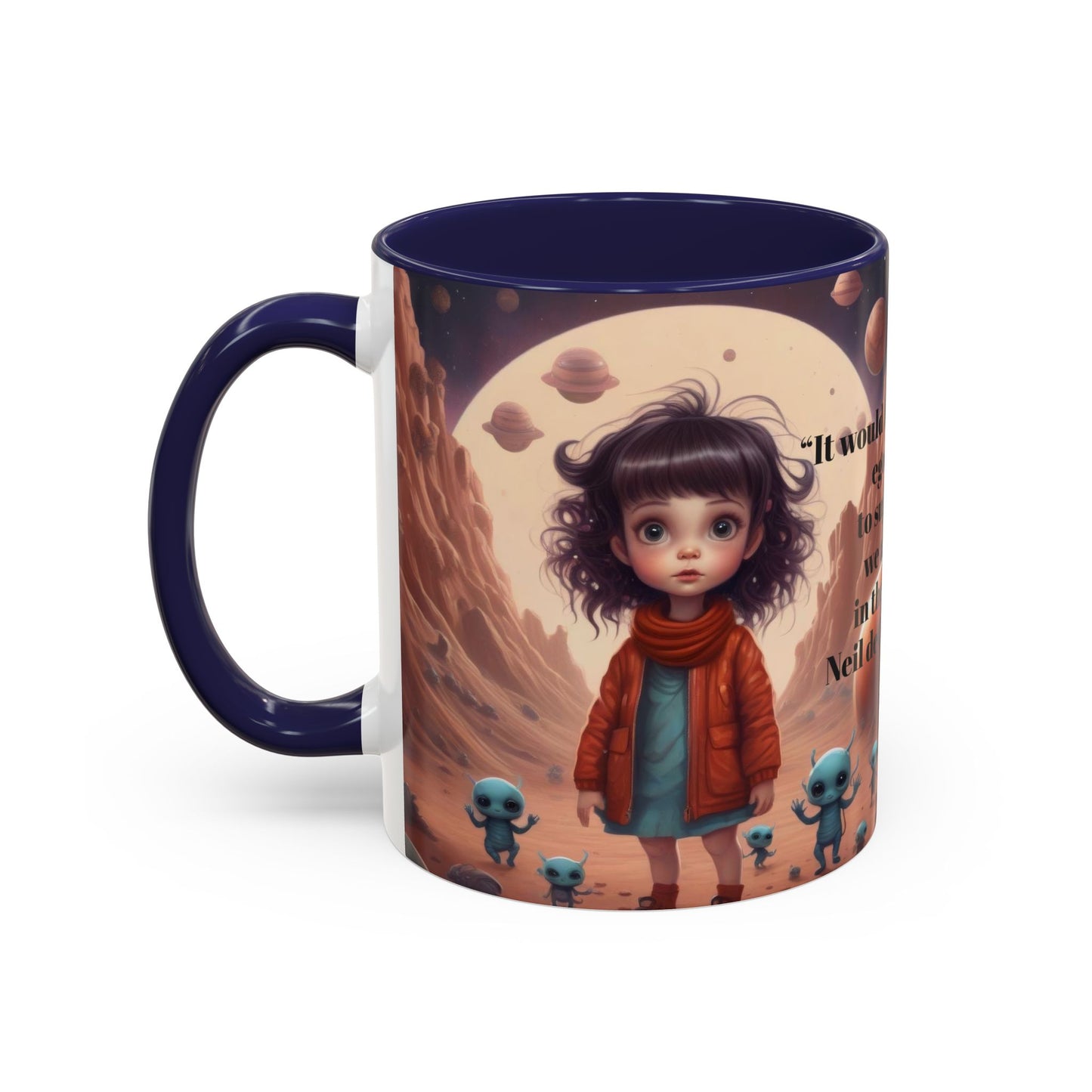 Found in space- Alien Coffee Mug, 11oz