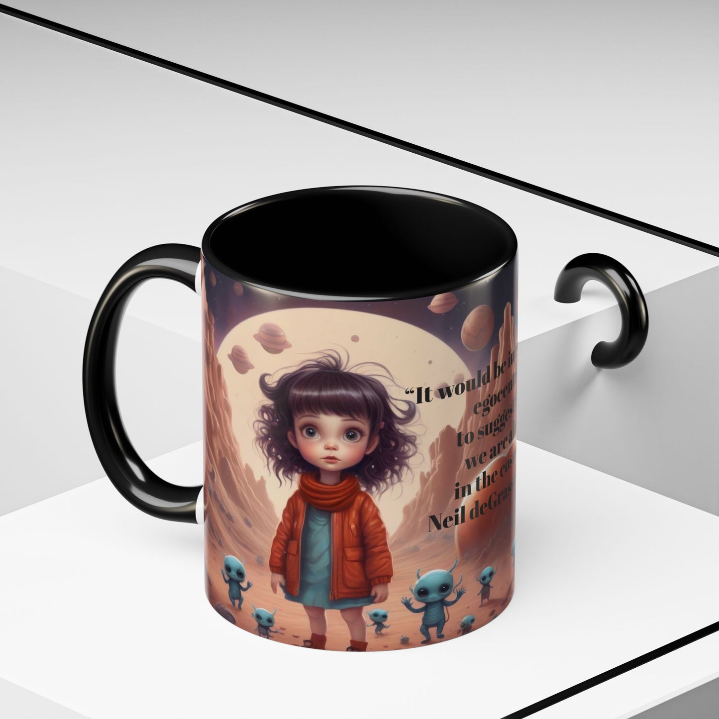 Found in space- Alien Coffee Mug, 11oz