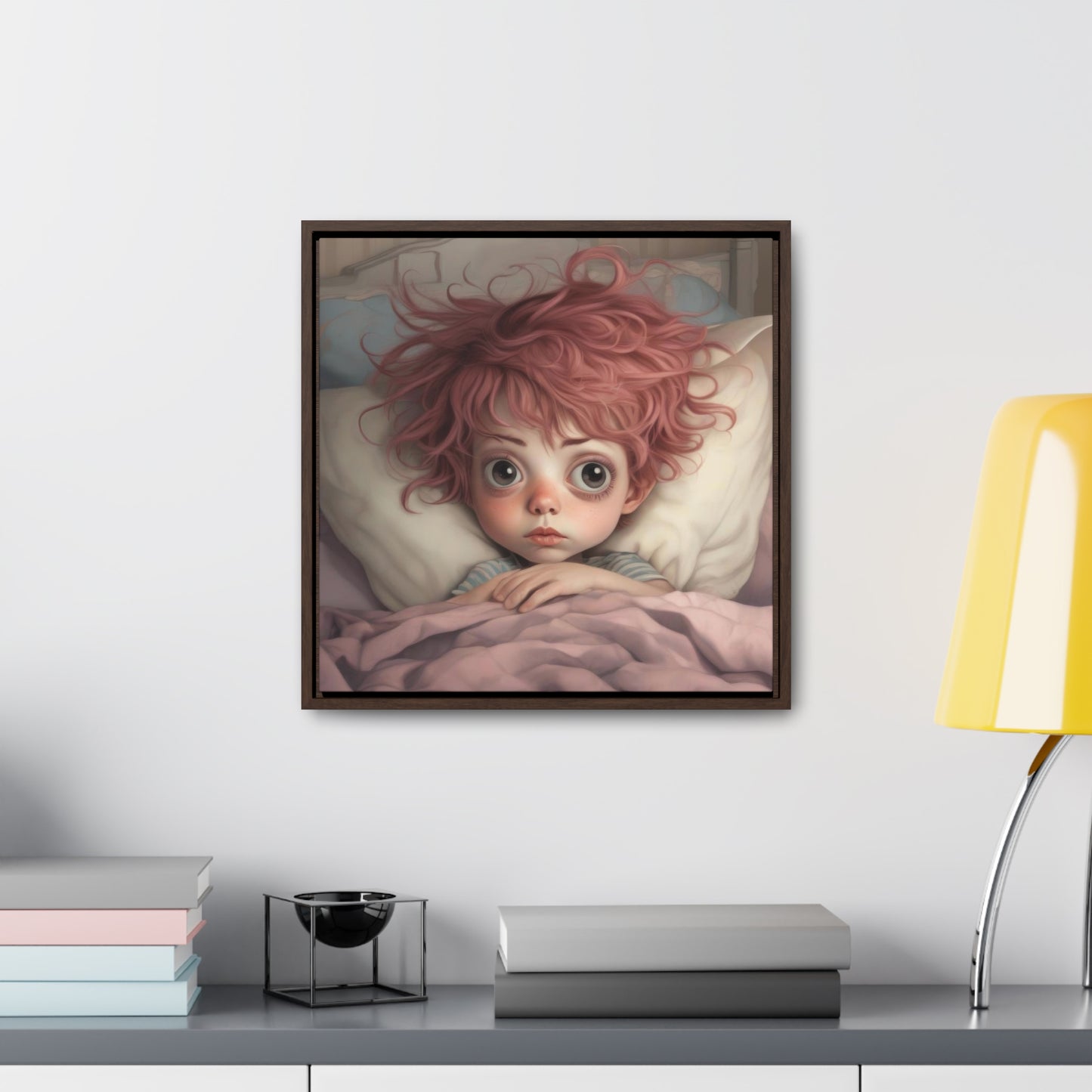 Can't Sleep (Gallery Canvas Wraps, Square Frame)