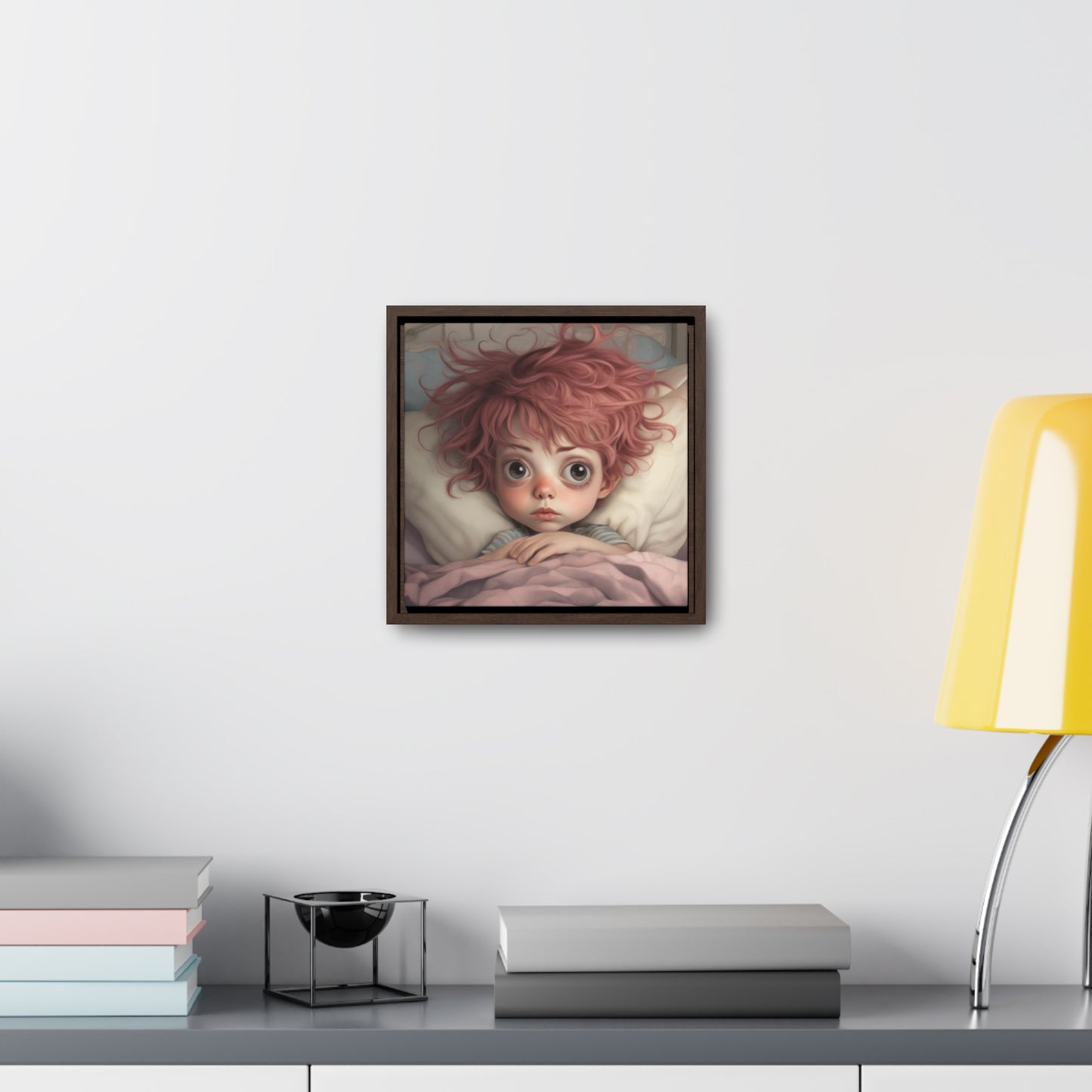 Can't Sleep (Gallery Canvas Wraps, Square Frame)