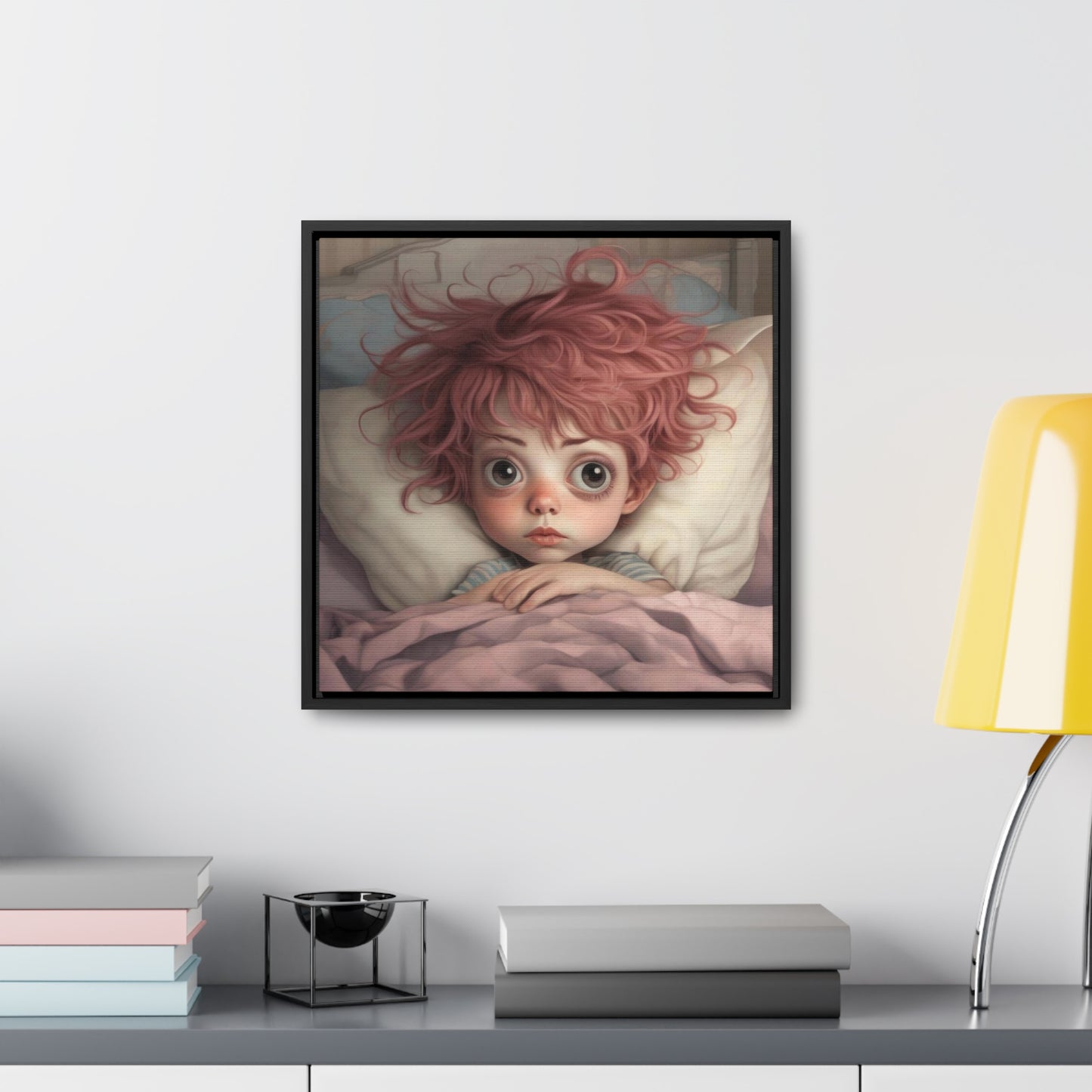 Can't Sleep (Gallery Canvas Wraps, Square Frame)