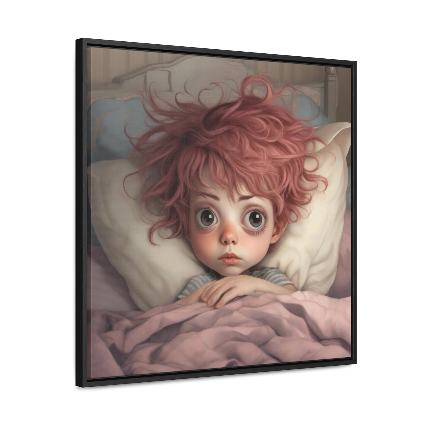 Can't Sleep (Gallery Canvas Wraps, Square Frame)