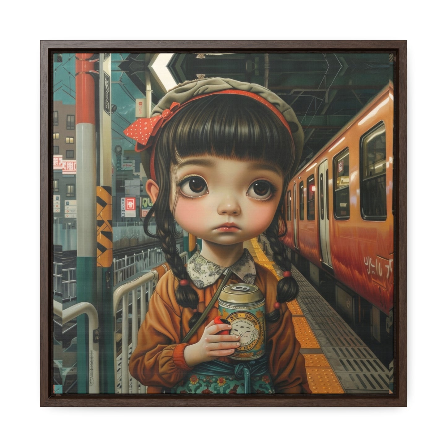 Tokyo Station (Gallery Canvas Wraps, Square Frame)