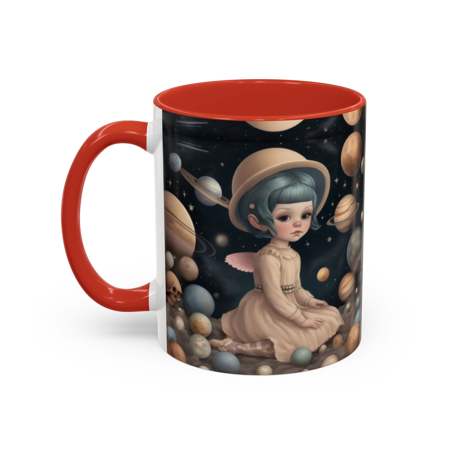 Planet collector-Accent Coffee Mug, 11oz