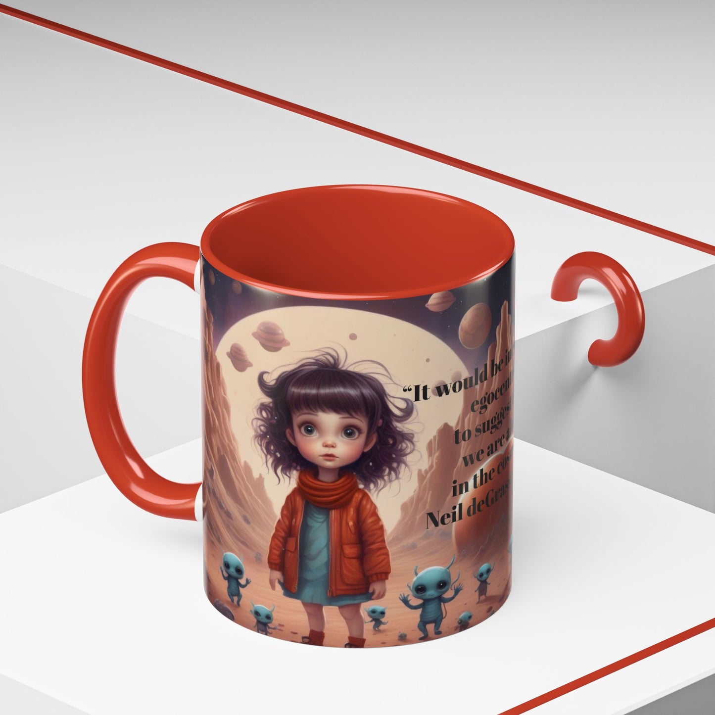 Found in space- Alien Coffee Mug, 11oz