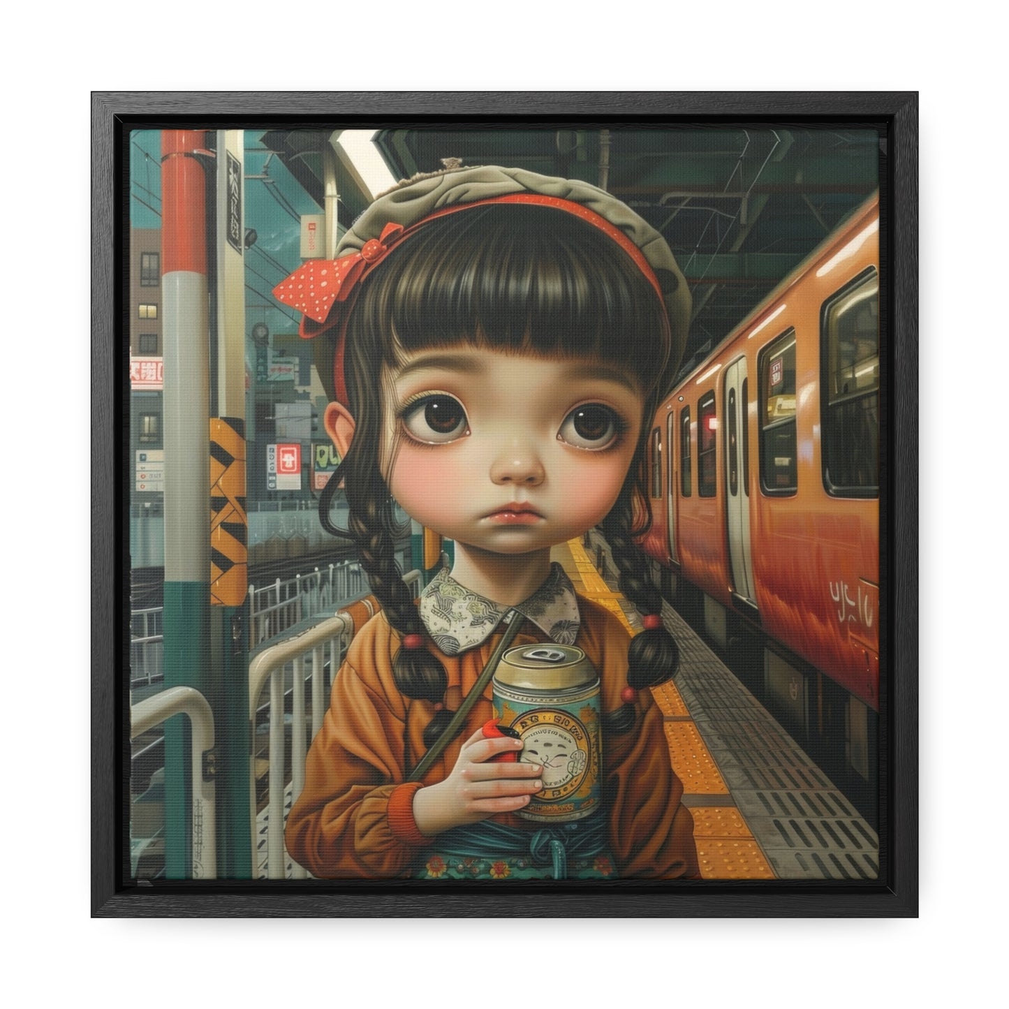 Tokyo Station (Gallery Canvas Wraps, Square Frame)