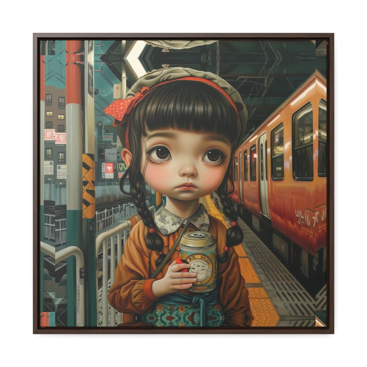Tokyo Station (Gallery Canvas Wraps, Square Frame)