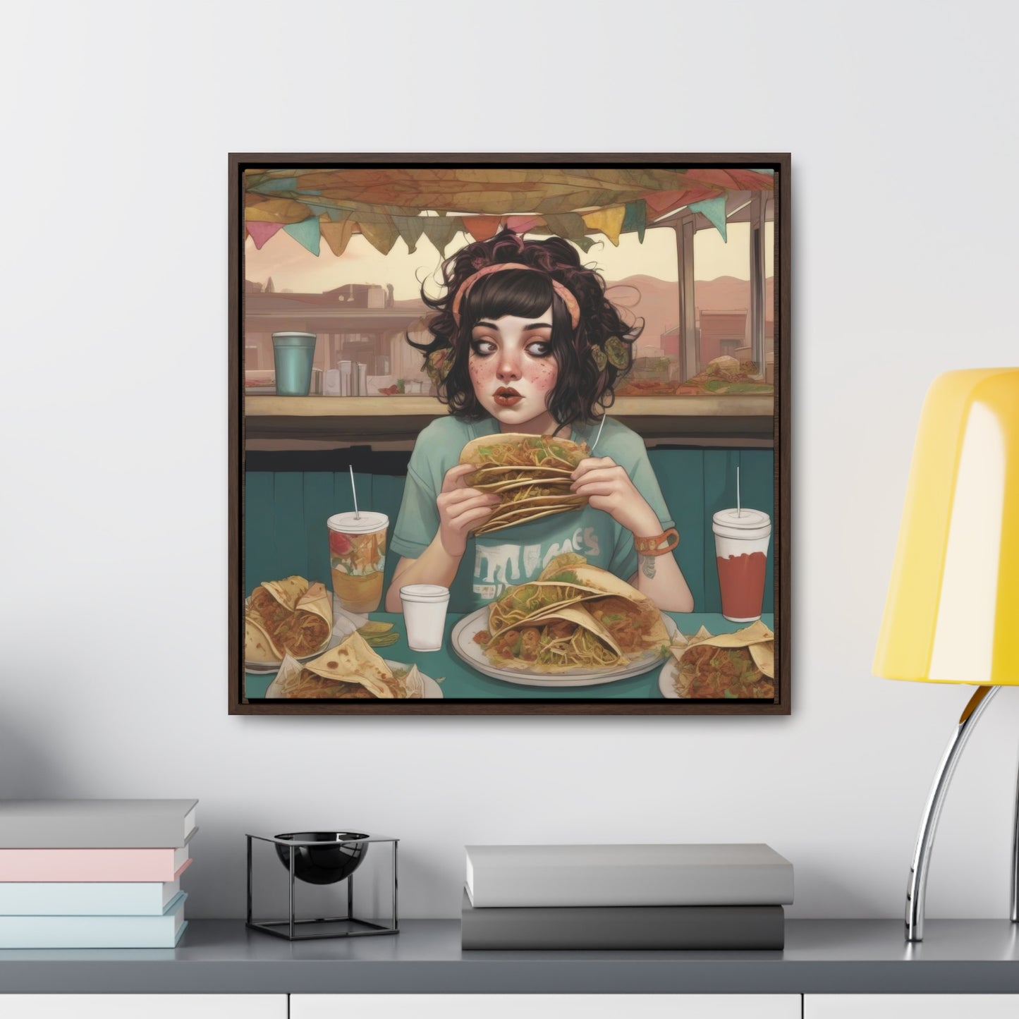 Taco Tuesdays (Gallery Canvas Wraps, Square Frame)
