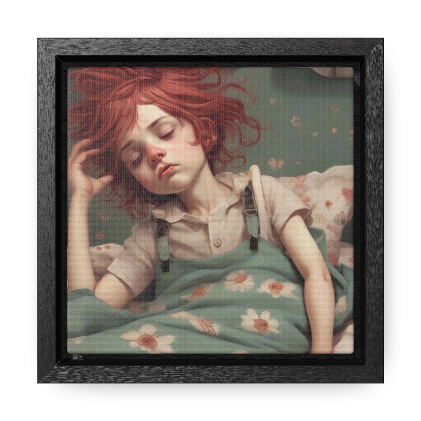 Falling Asleep (Gallery Canvas Wraps, Square Frame)