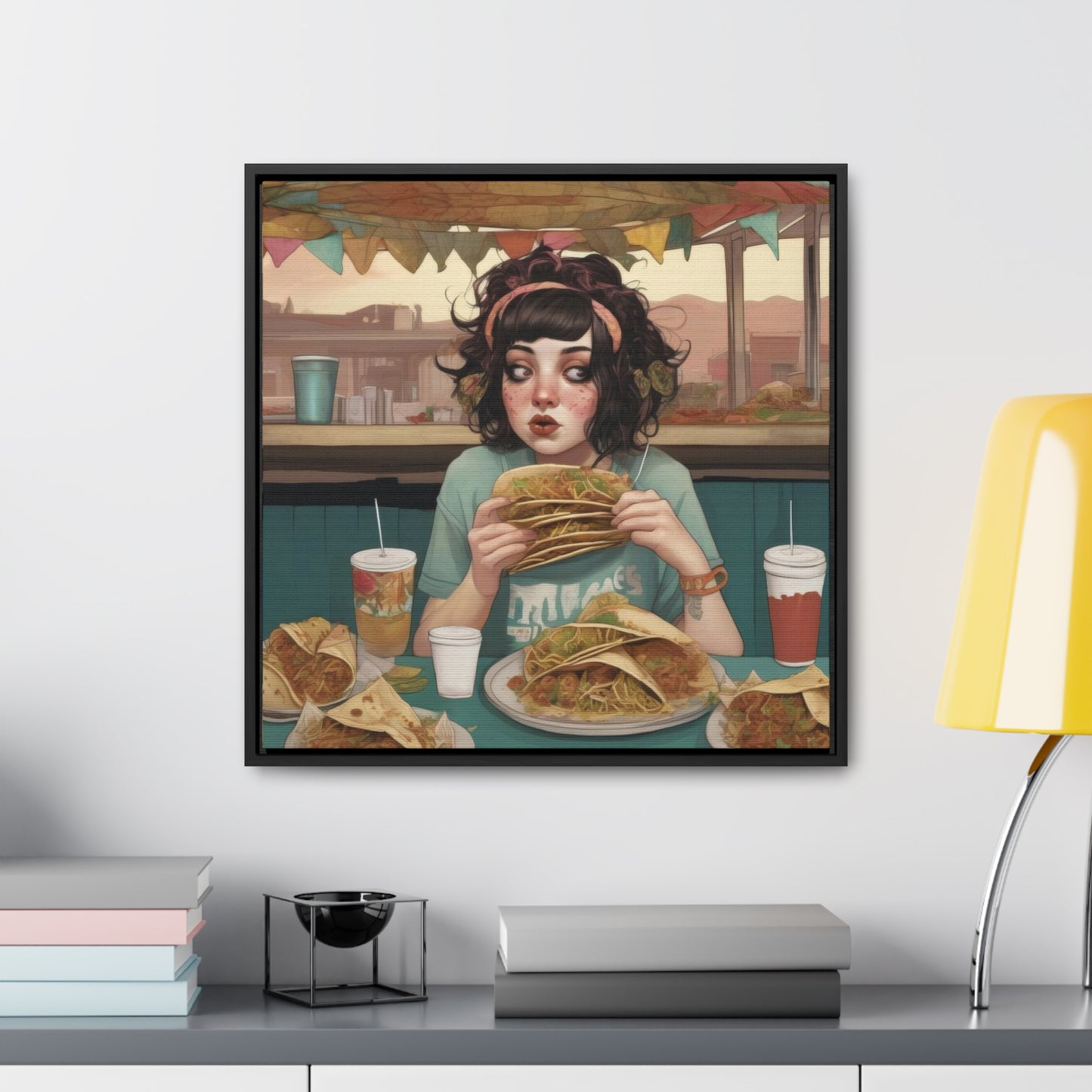 Taco Tuesdays (Gallery Canvas Wraps, Square Frame)