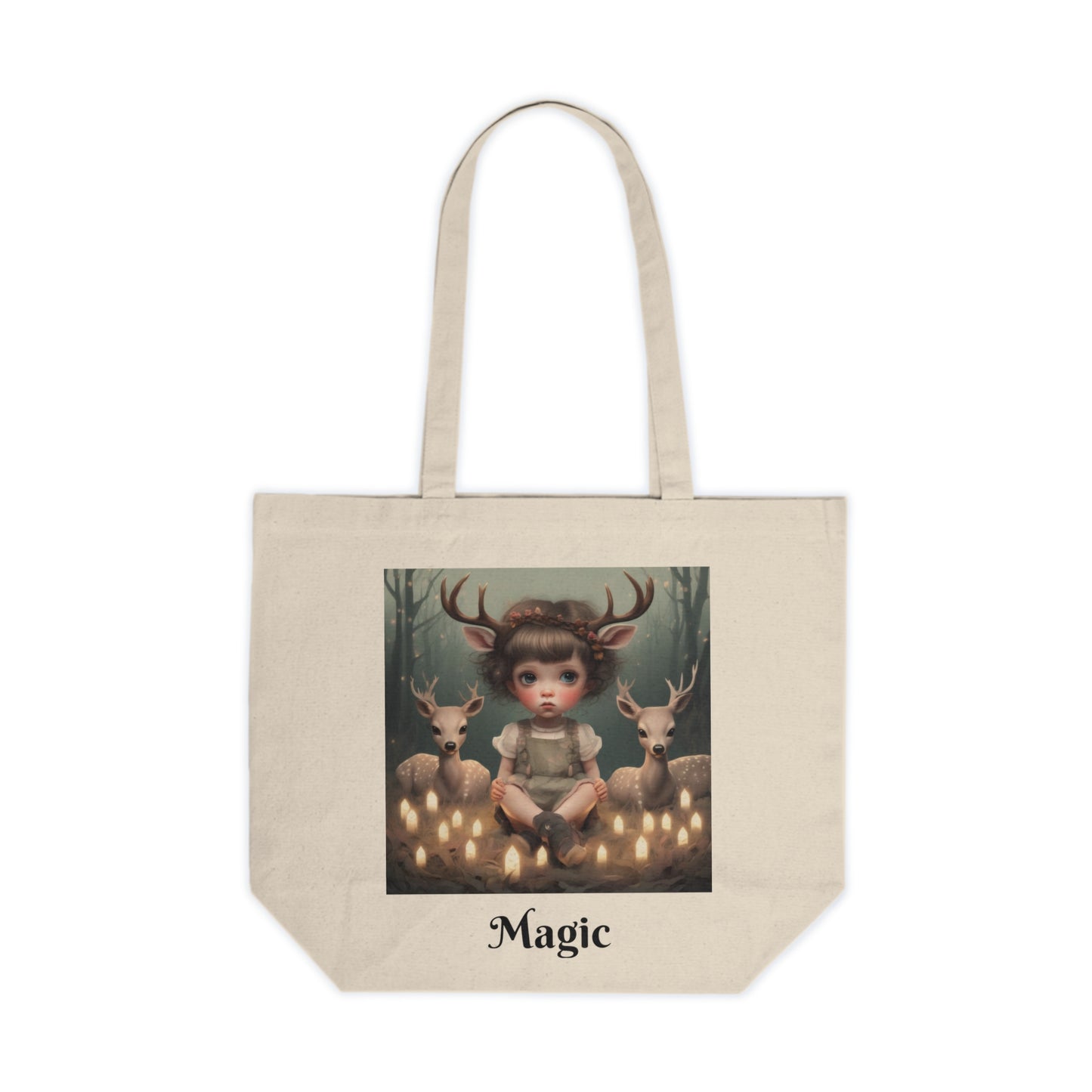 Believe in Magic. Canvas Shopping Tote