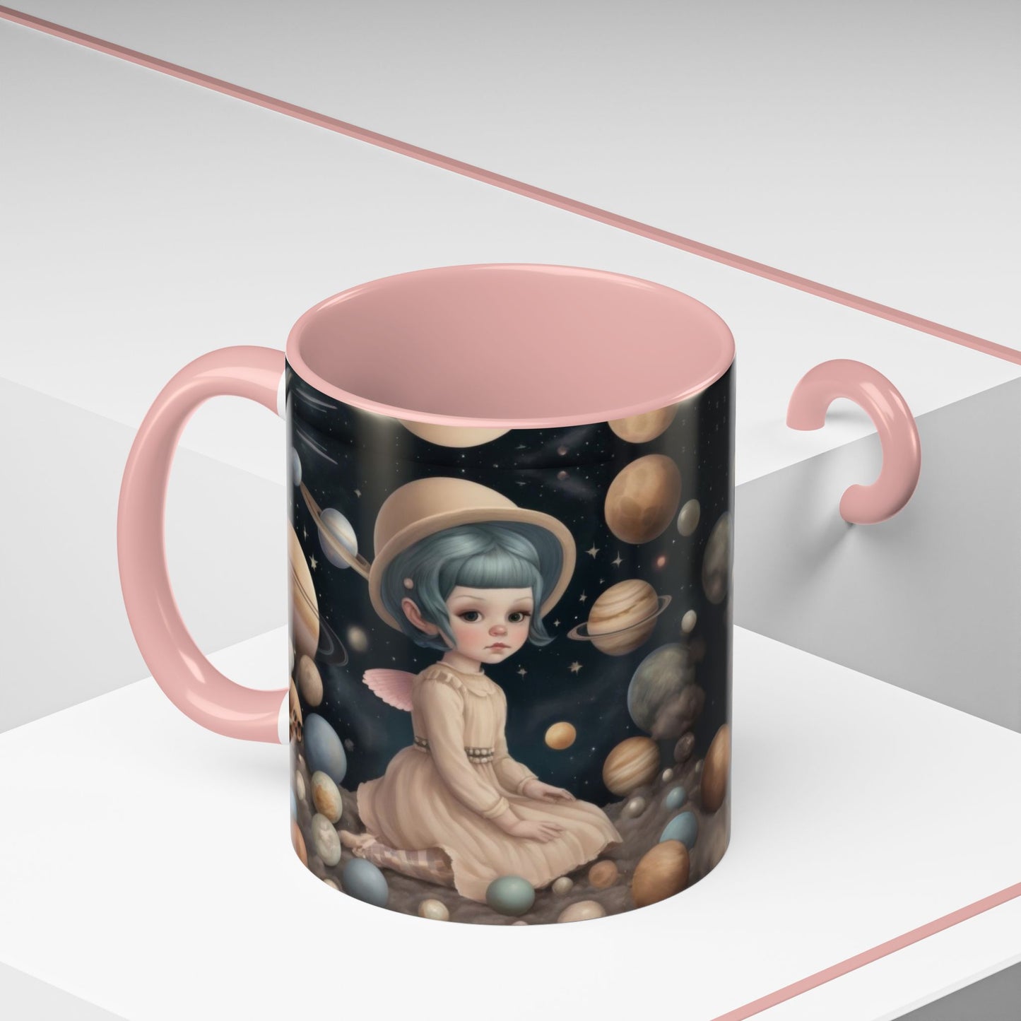 Planet collector-Accent Coffee Mug, 11oz