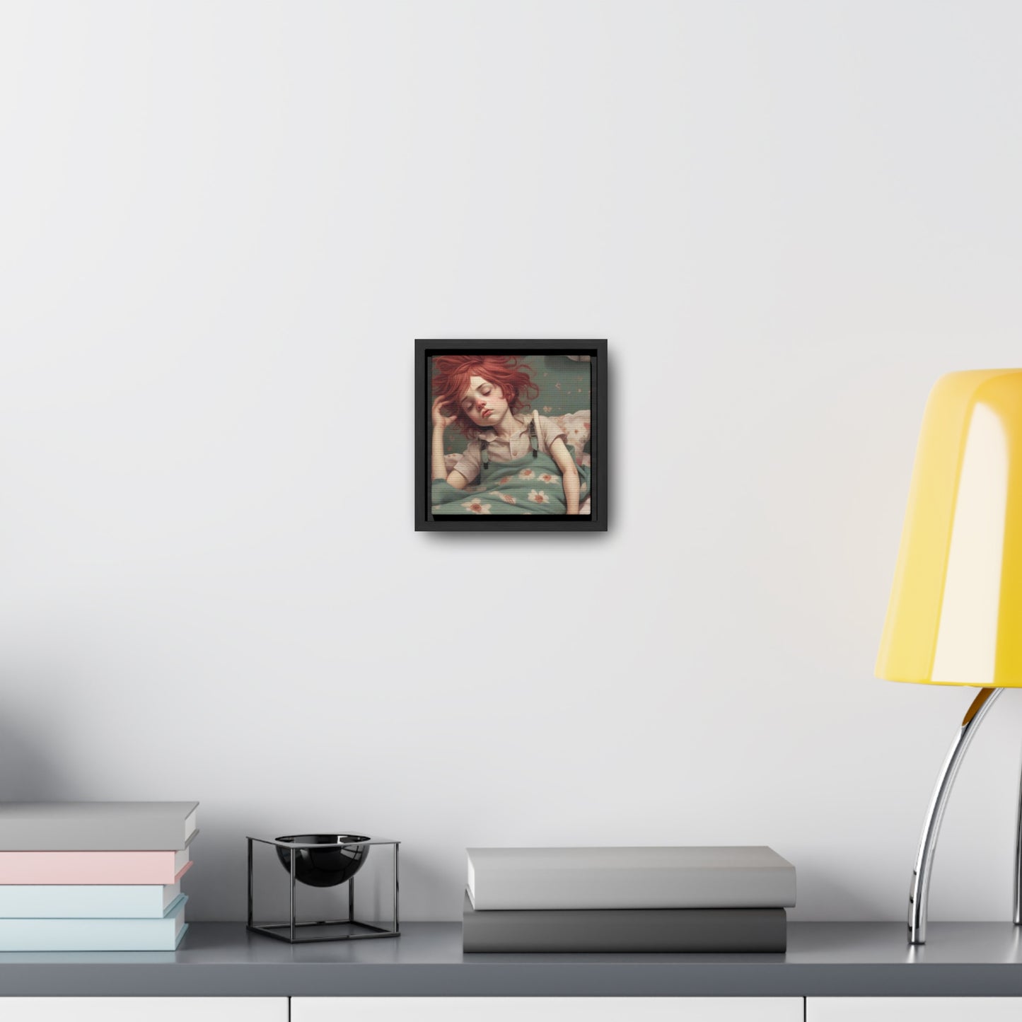 Falling Asleep (Gallery Canvas Wraps, Square Frame)