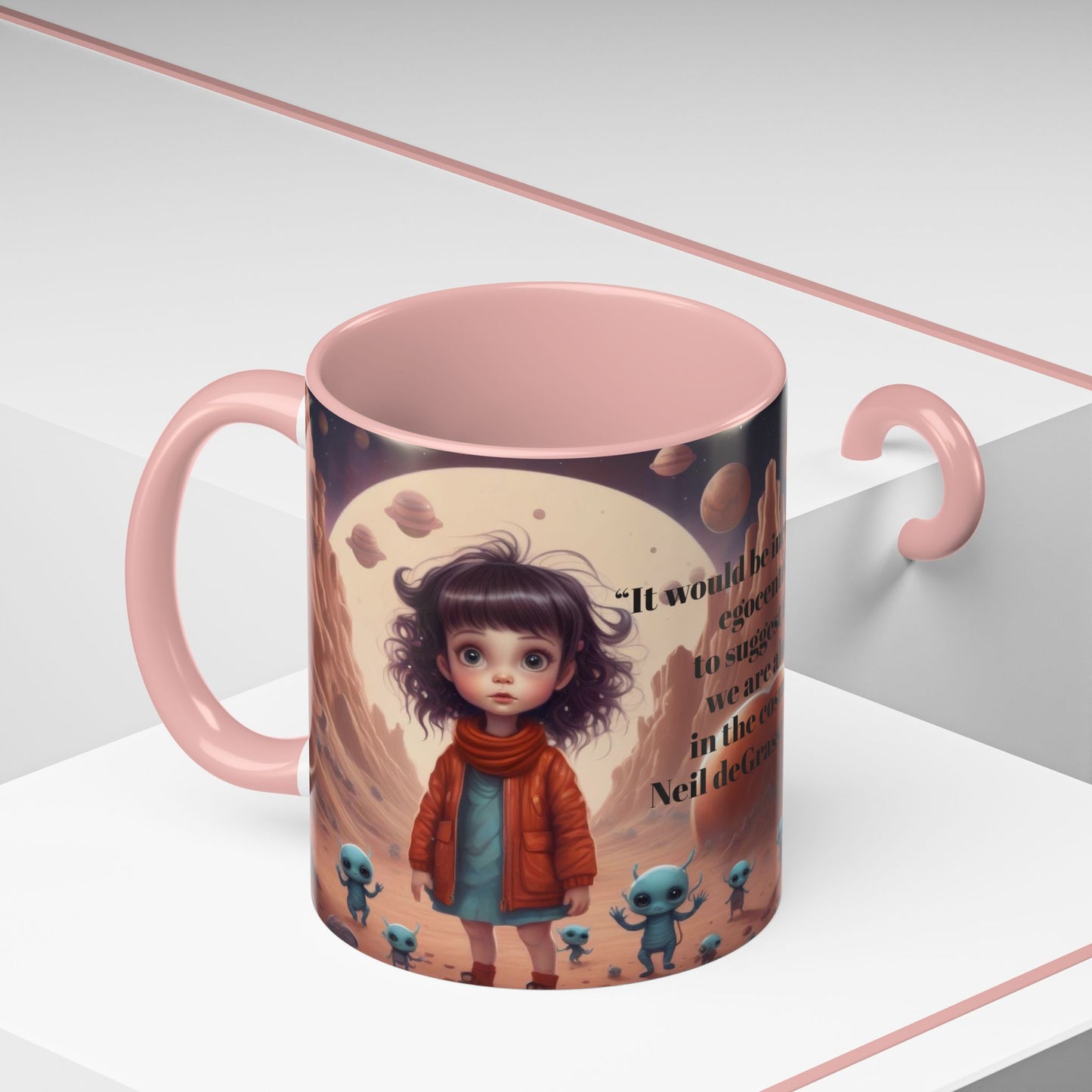 Found in space- Alien Coffee Mug, 11oz