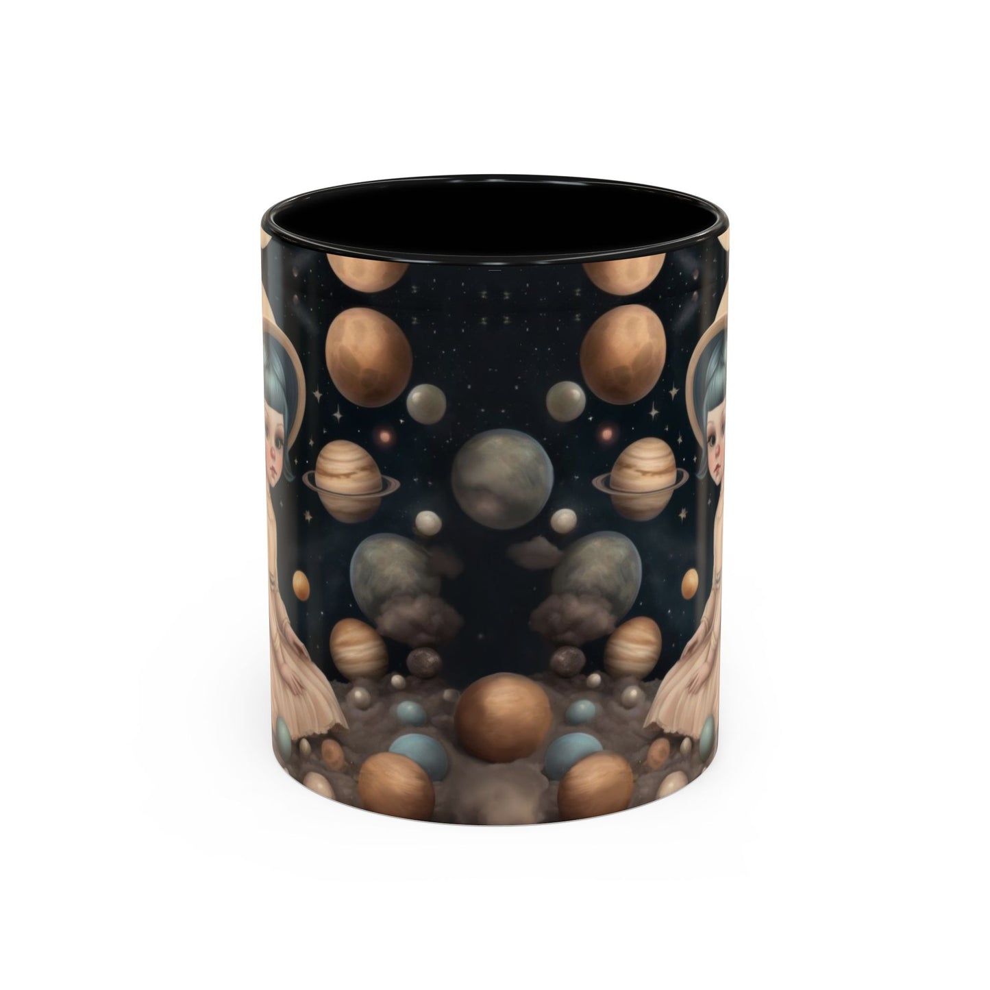 Planet collector-Accent Coffee Mug, 11oz