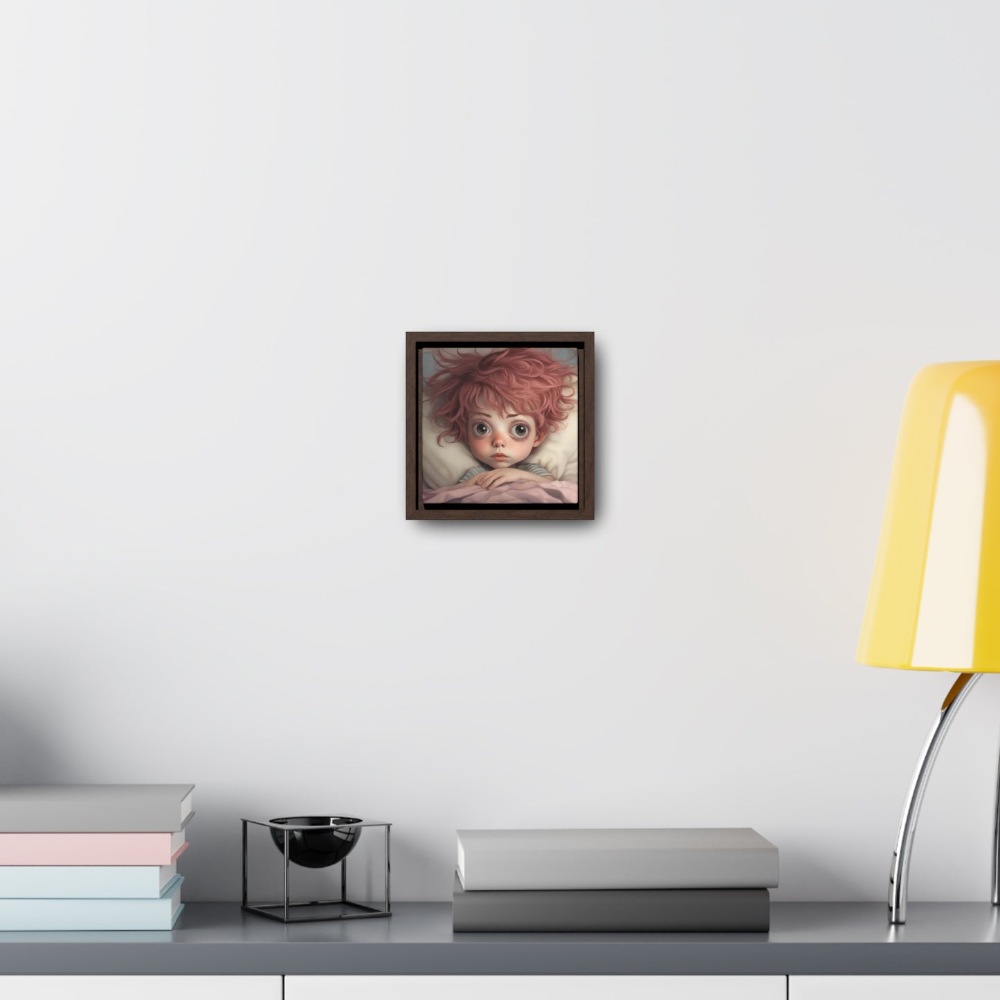 Can't Sleep (Gallery Canvas Wraps, Square Frame)