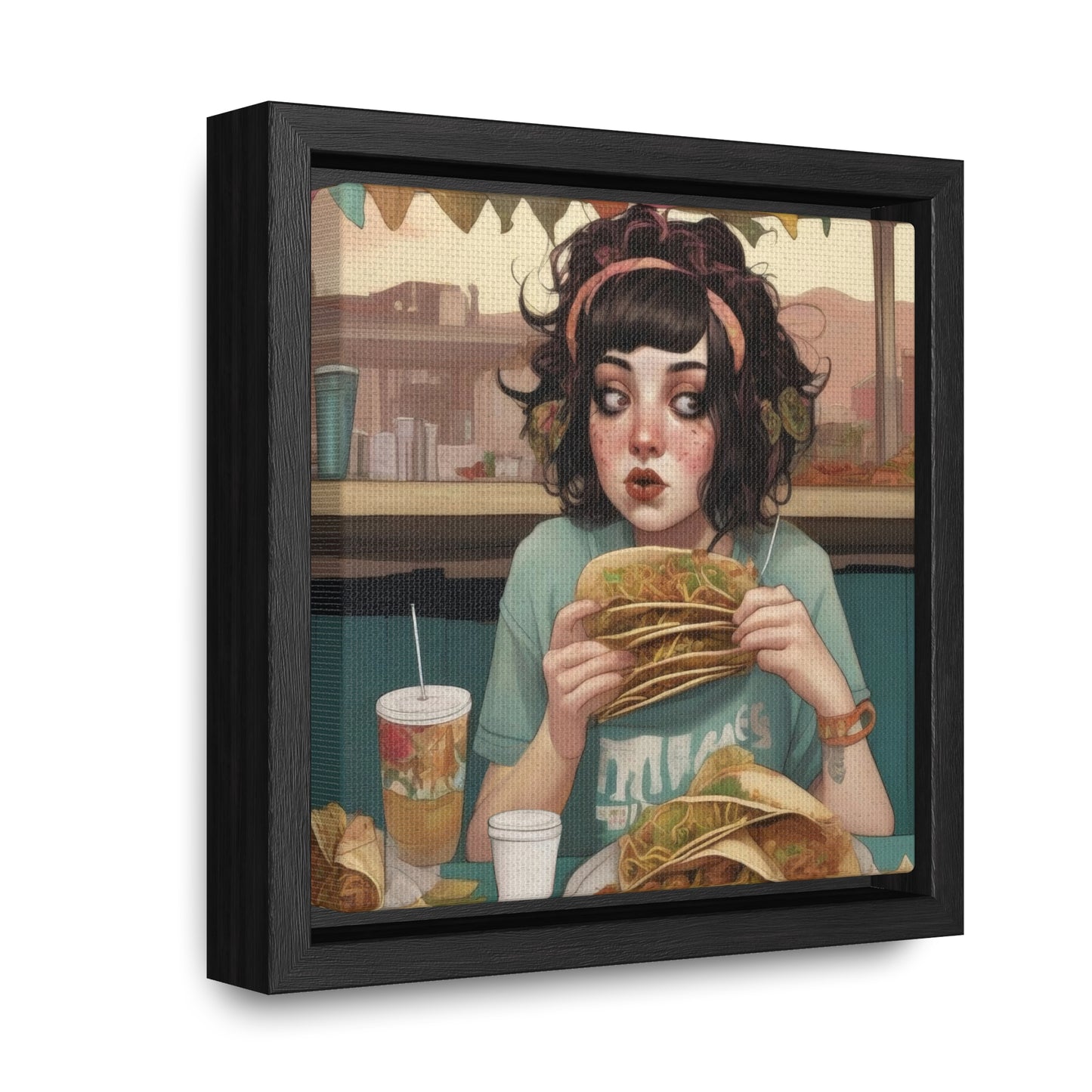 Taco Tuesdays (Gallery Canvas Wraps, Square Frame)