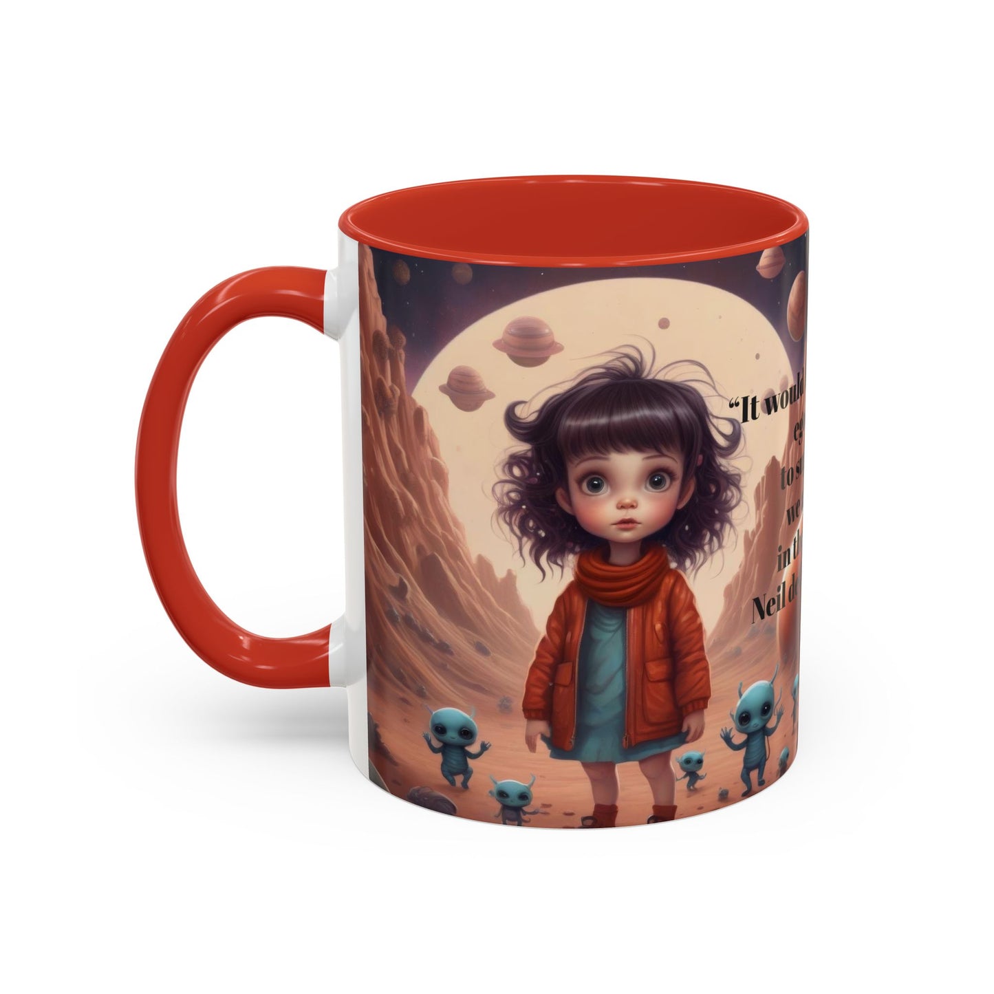 Found in space- Alien Coffee Mug, 11oz