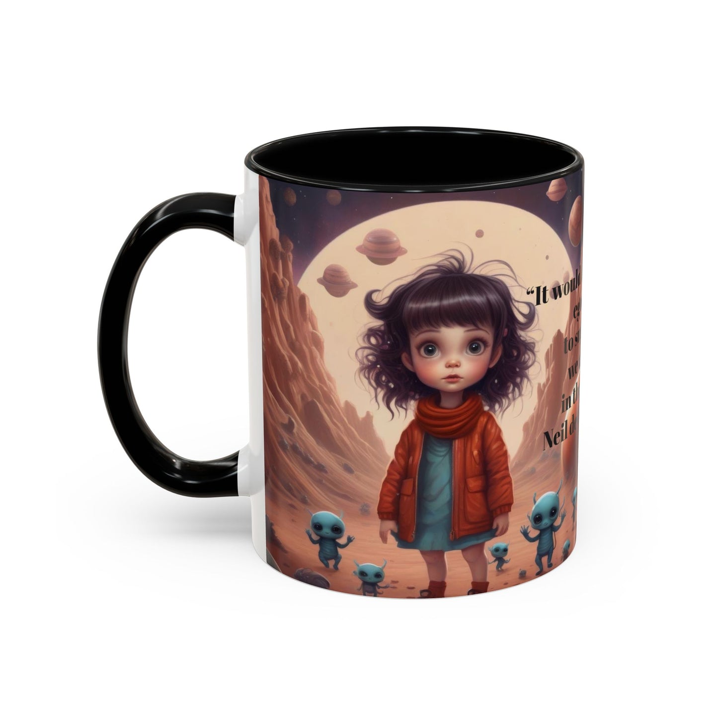Found in space- Alien Coffee Mug, 11oz